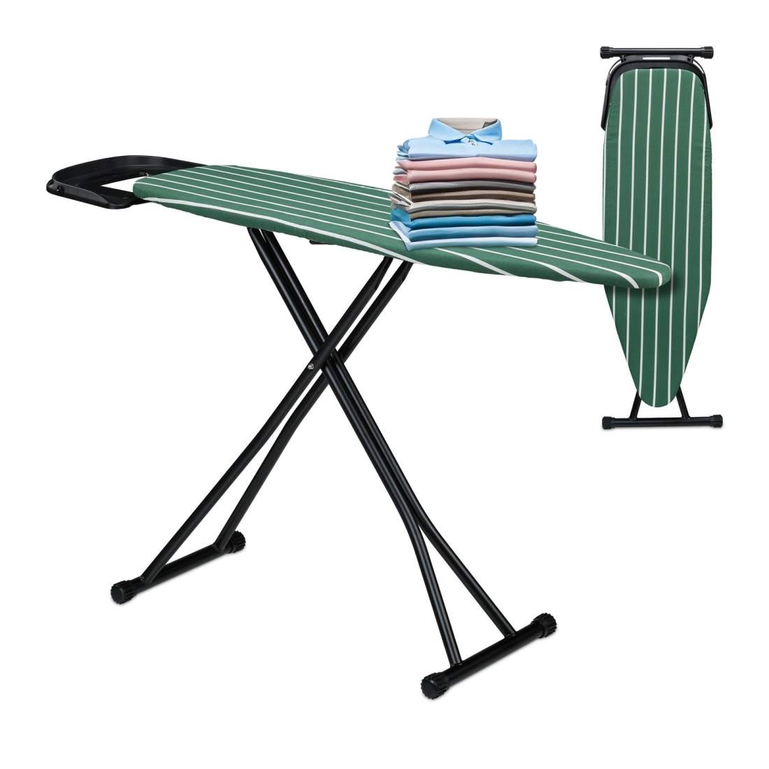 Höjdjusterbar strykbräda, 121 x 39 cm, strykjärnsstöd | Hem & Hobby | Pryloteket