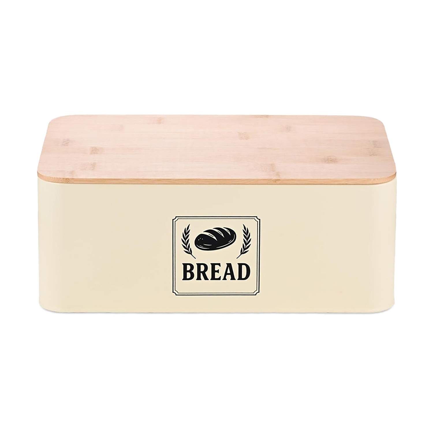 Retro brødkasse med bambuslåg – Holder brødet frisk