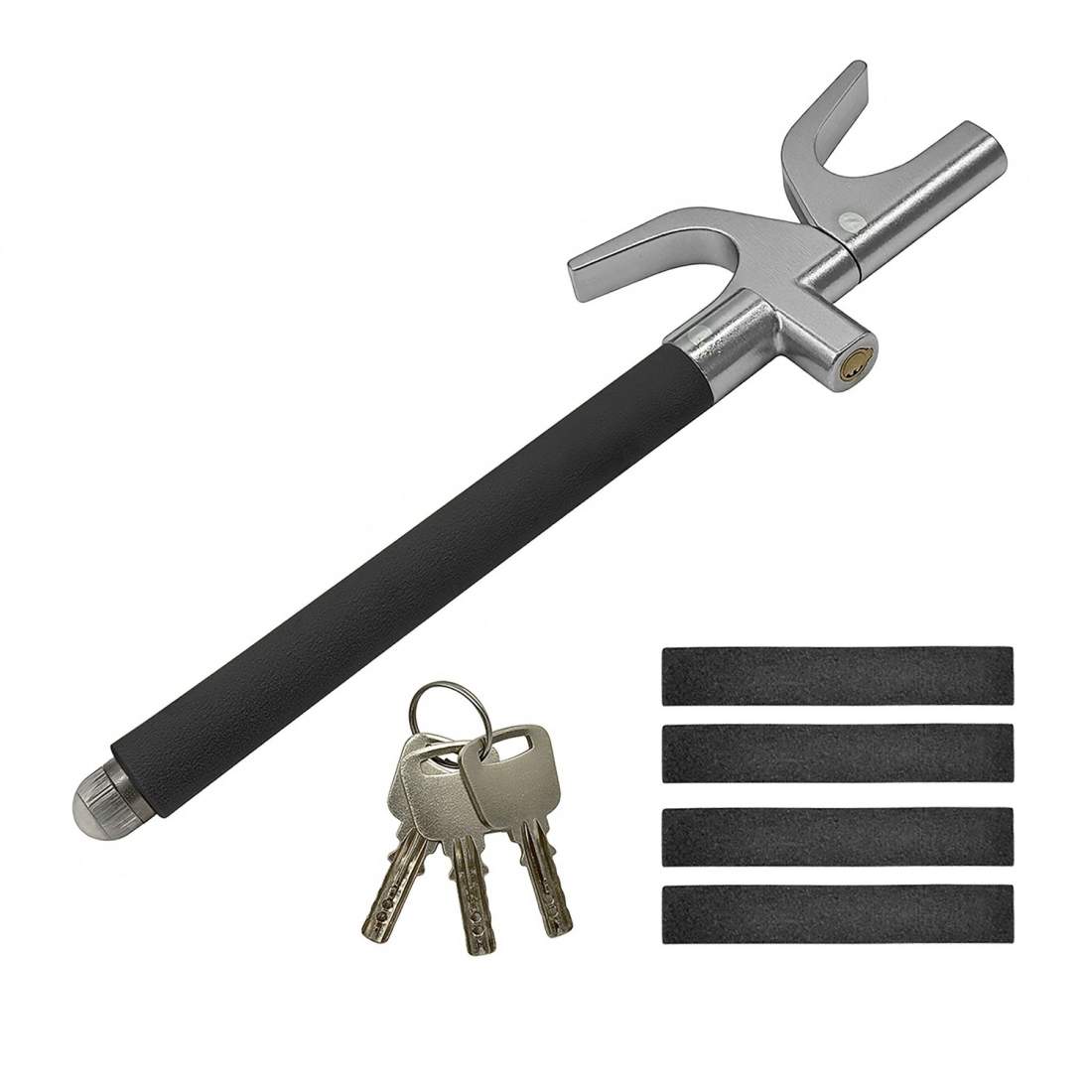 Universellt rattlås – Stöldskydd, justerbart, stål | Hem & Hobby | Pryloteket