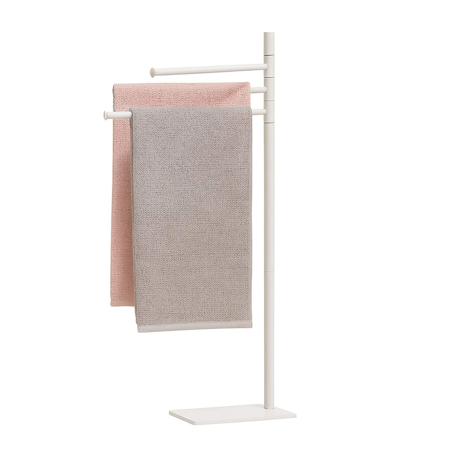 Håndklædestativ i rustfrit stål – 3 stænger, fritstående design