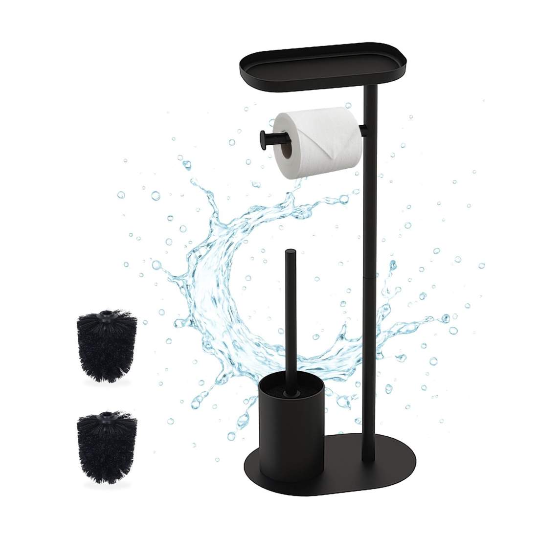 Toalettställ med hyllplan – Fristående, hygienisk design | Hem & Hobby | Pryloteket