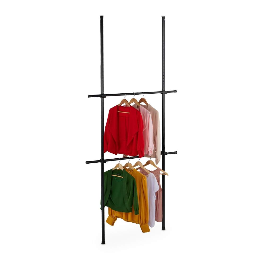 Teleskopiskt garderobssystem – Justerbart 165–300 cm | Hem & Hobby | Pryloteket