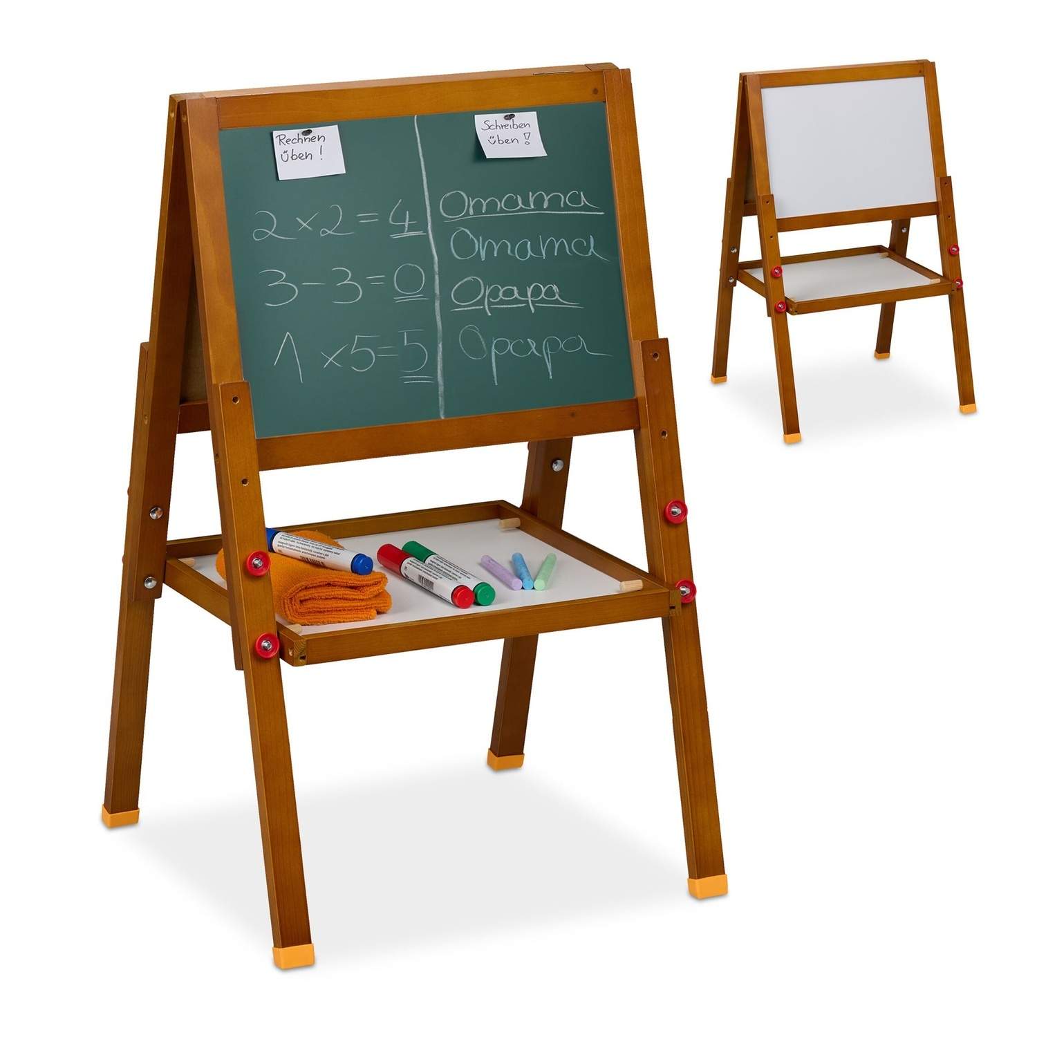 Børns 2-i-1 staffeli – Whiteboard og tavle