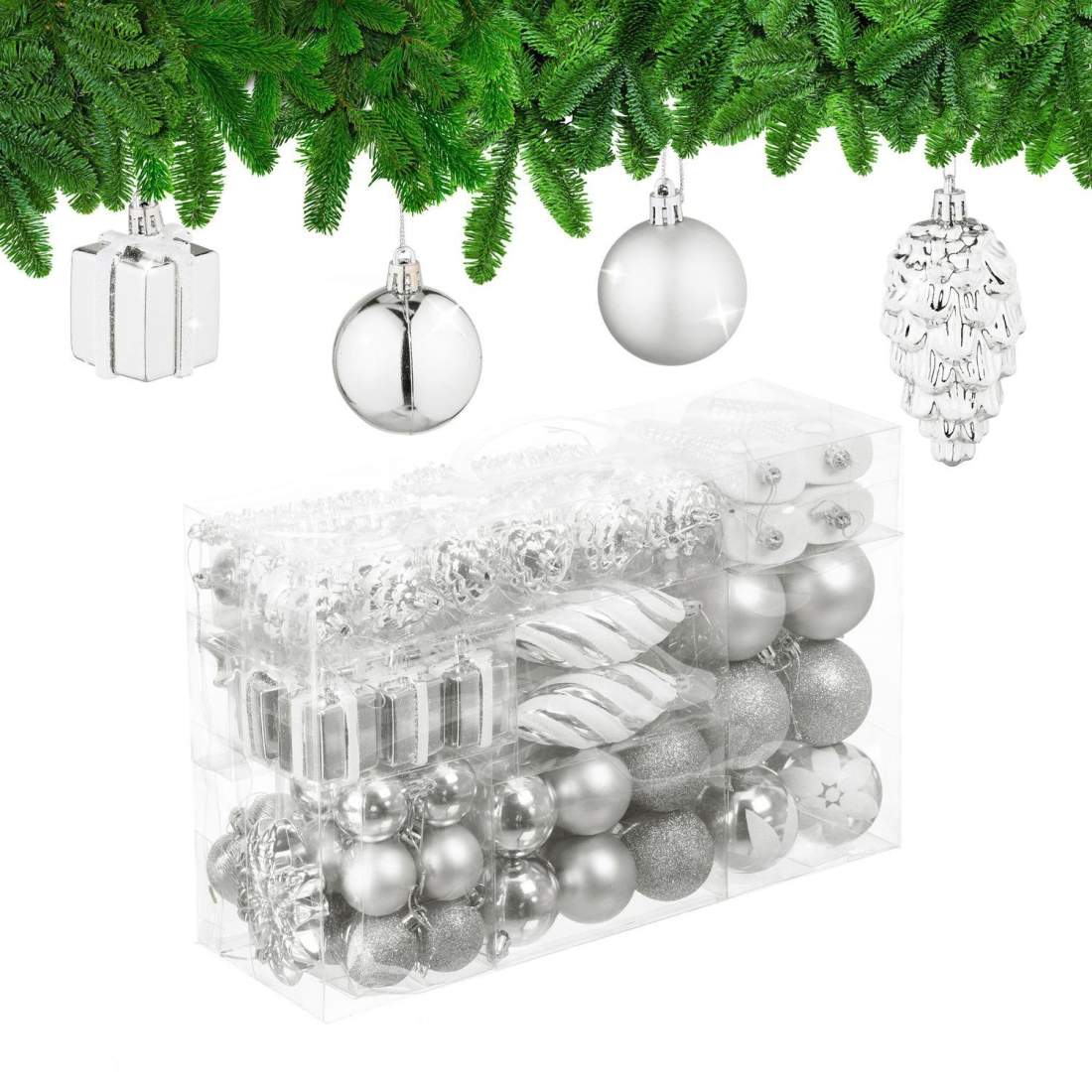 Julgranskulor, 72 delar – Julgranskulor och dekorationer | Hem & Hobby | Pryloteket
