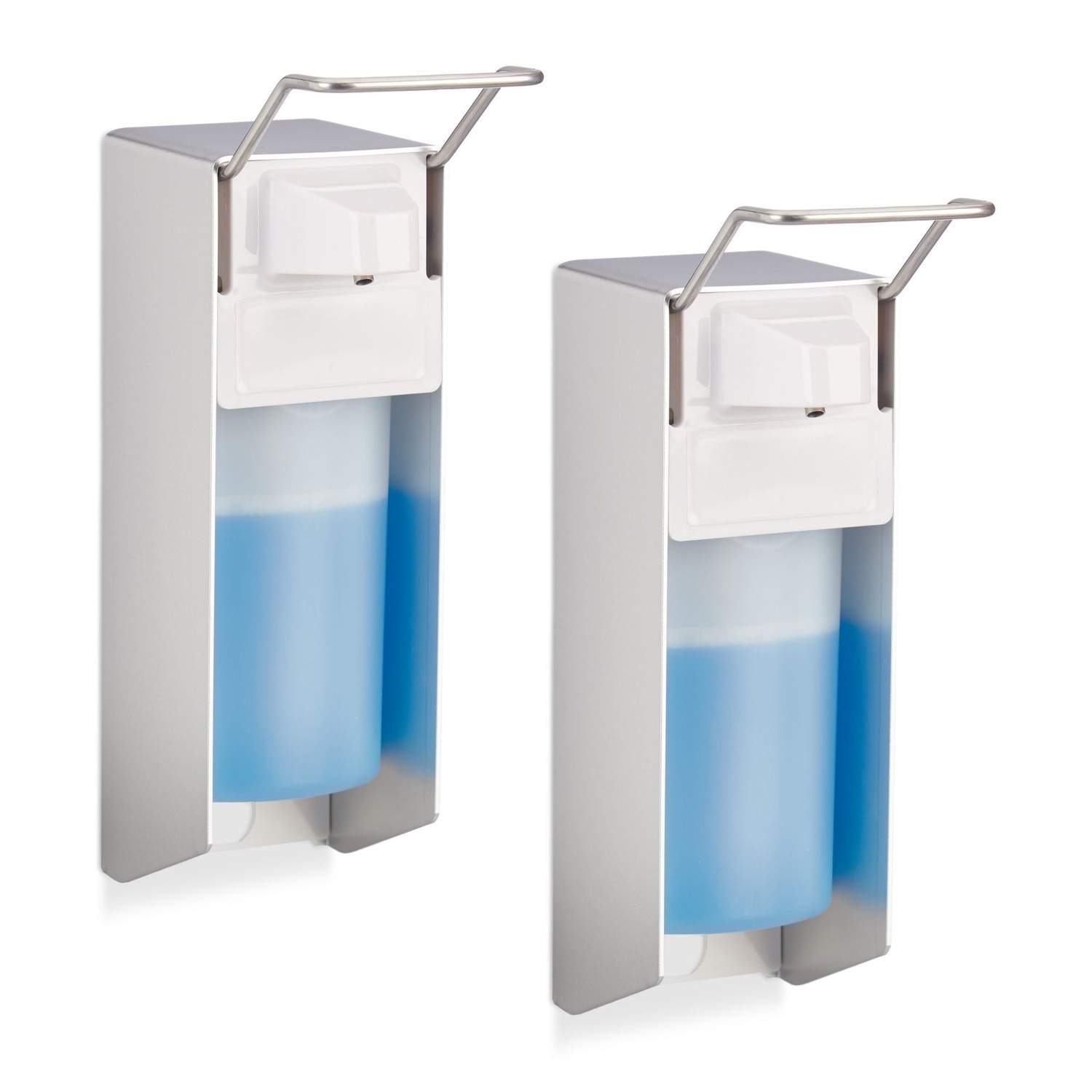Väggmonterad tvål- och desinfektionsdispenser, 500 ml, set om 2 | Hem & Hobby | Pryloteket