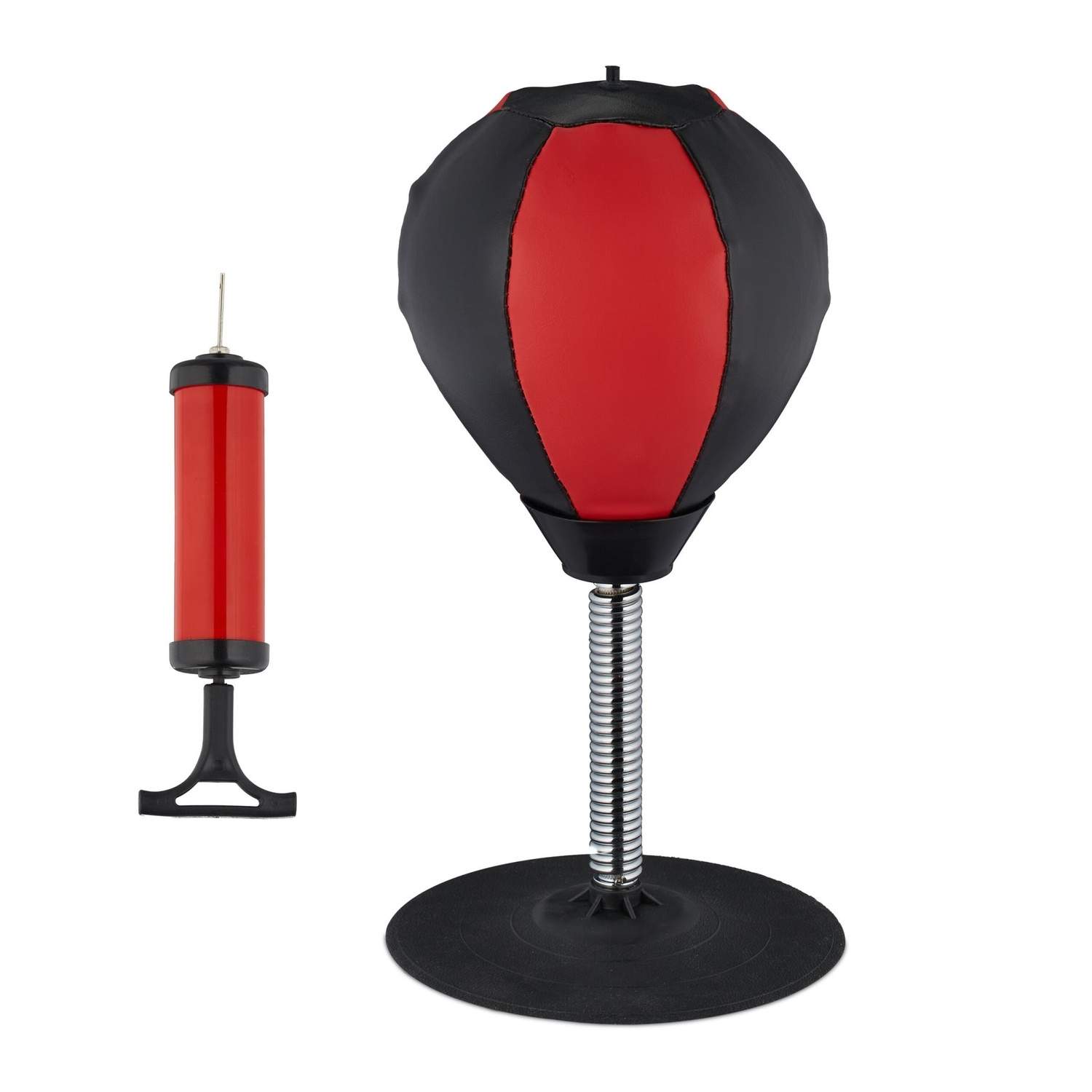 Skrivbordsboxningssäck – Stresslindring, Röd & Svart | Sport & Fritid - Träning - Träningsredskap | Pryloteket