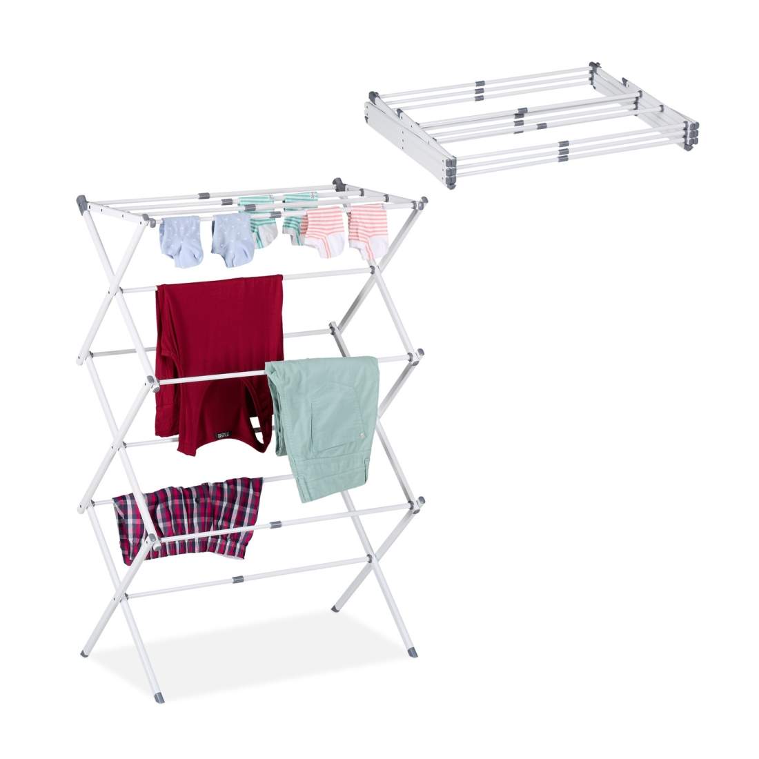 Fällbart metalltvättställ – platsbesparande vertikal torktumlare | Hem & Hobby | Pryloteket