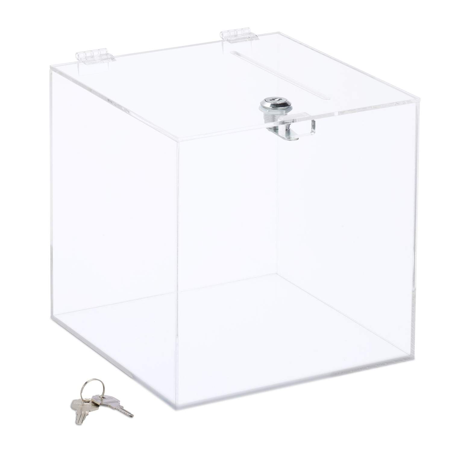 Akryl stemmeboks med lås – holdbar og alsidig