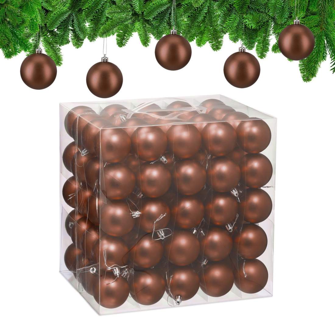 Matt julgranskula – 100 stycken, lätt att hänga | Hem & Hobby | Pryloteket