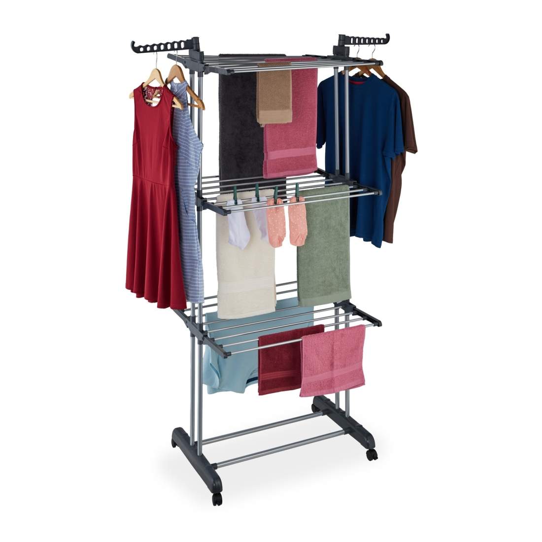 Rullande tvättställ med vikbara vingar och hängare | Hem & Hobby | Pryloteket