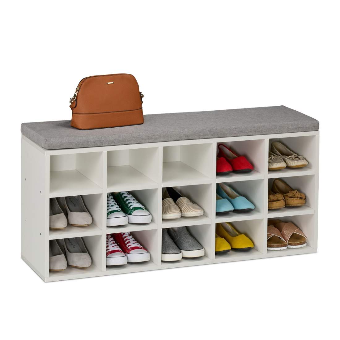 Skobänk med vadderad sits – Moderna förvaringsfack | Hem & Hobby | Pryloteket