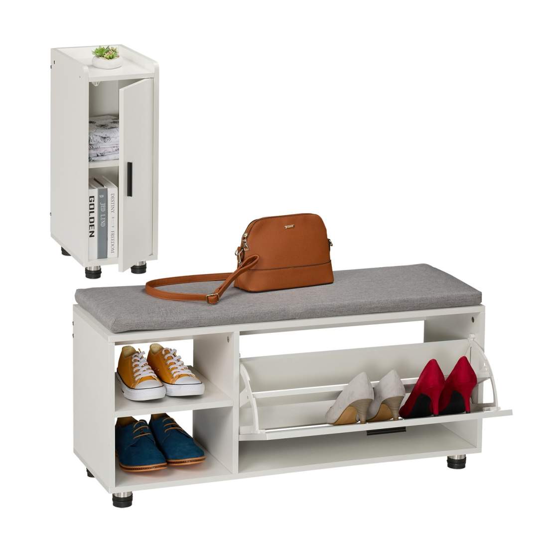 Skobänk & skåpset – Snygg hallförvaring | Hem & Hobby | Pryloteket