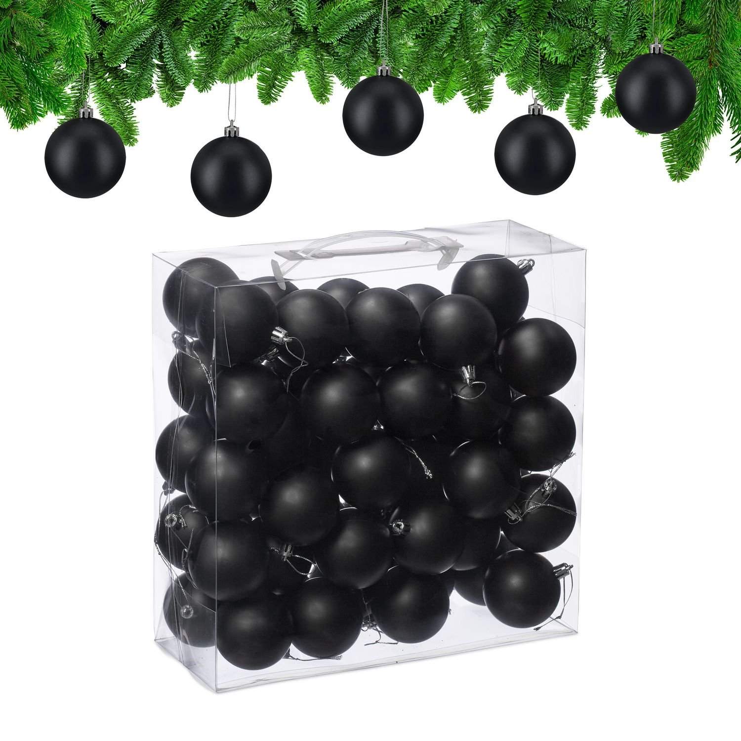 Mat julekugler sæt – 50 stk