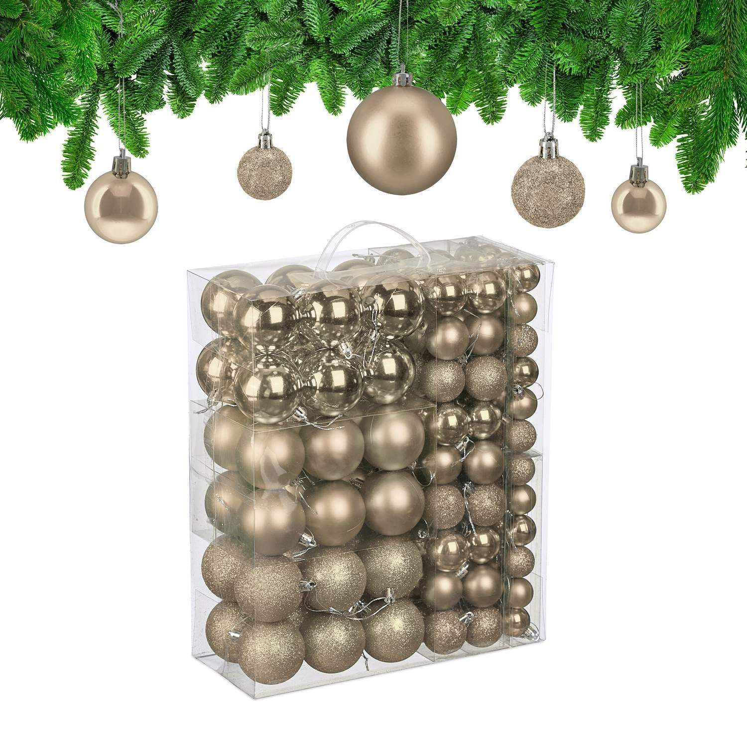 Dekorativa julgranskulor – matt, glänsande, glittrig | Hem & Hobby | Pryloteket