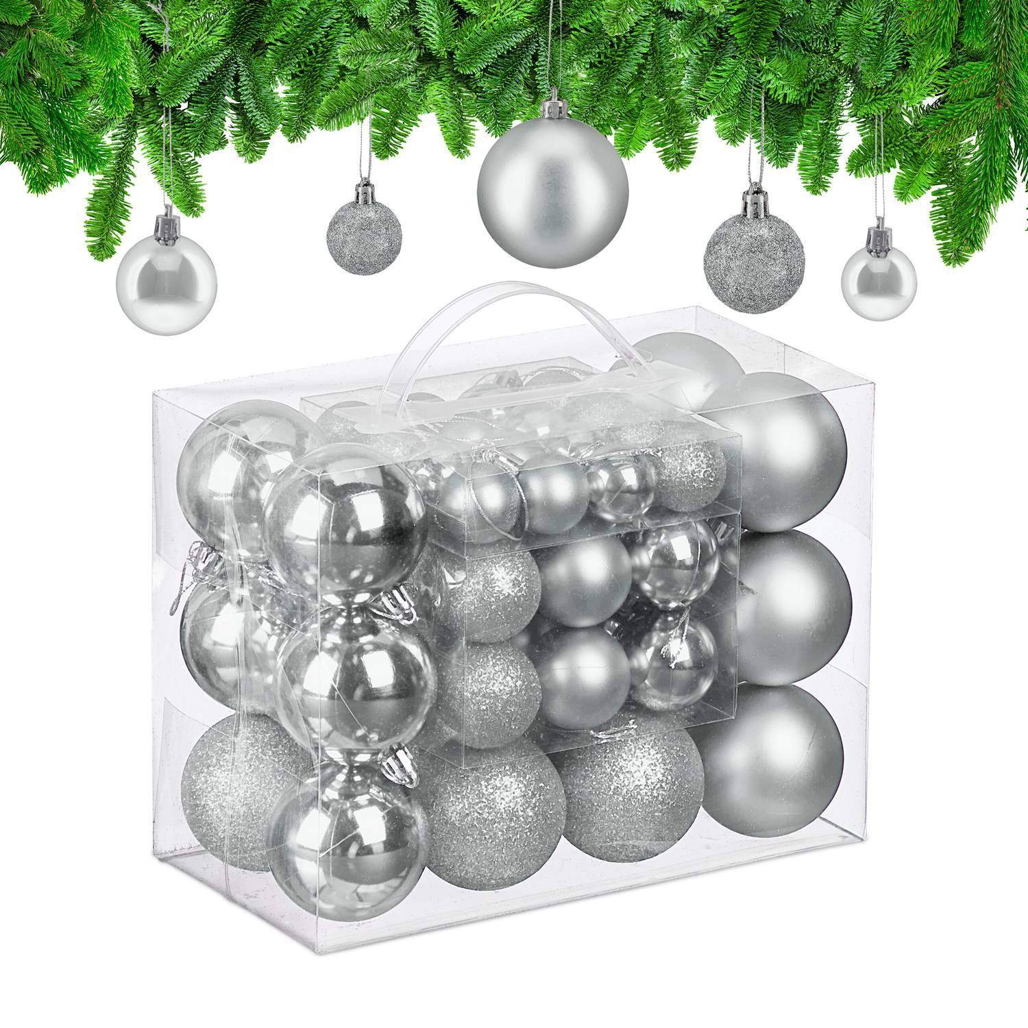 Dekorativa julgranskulor – matt, glänsande, glittrig | Hem & Hobby | Pryloteket