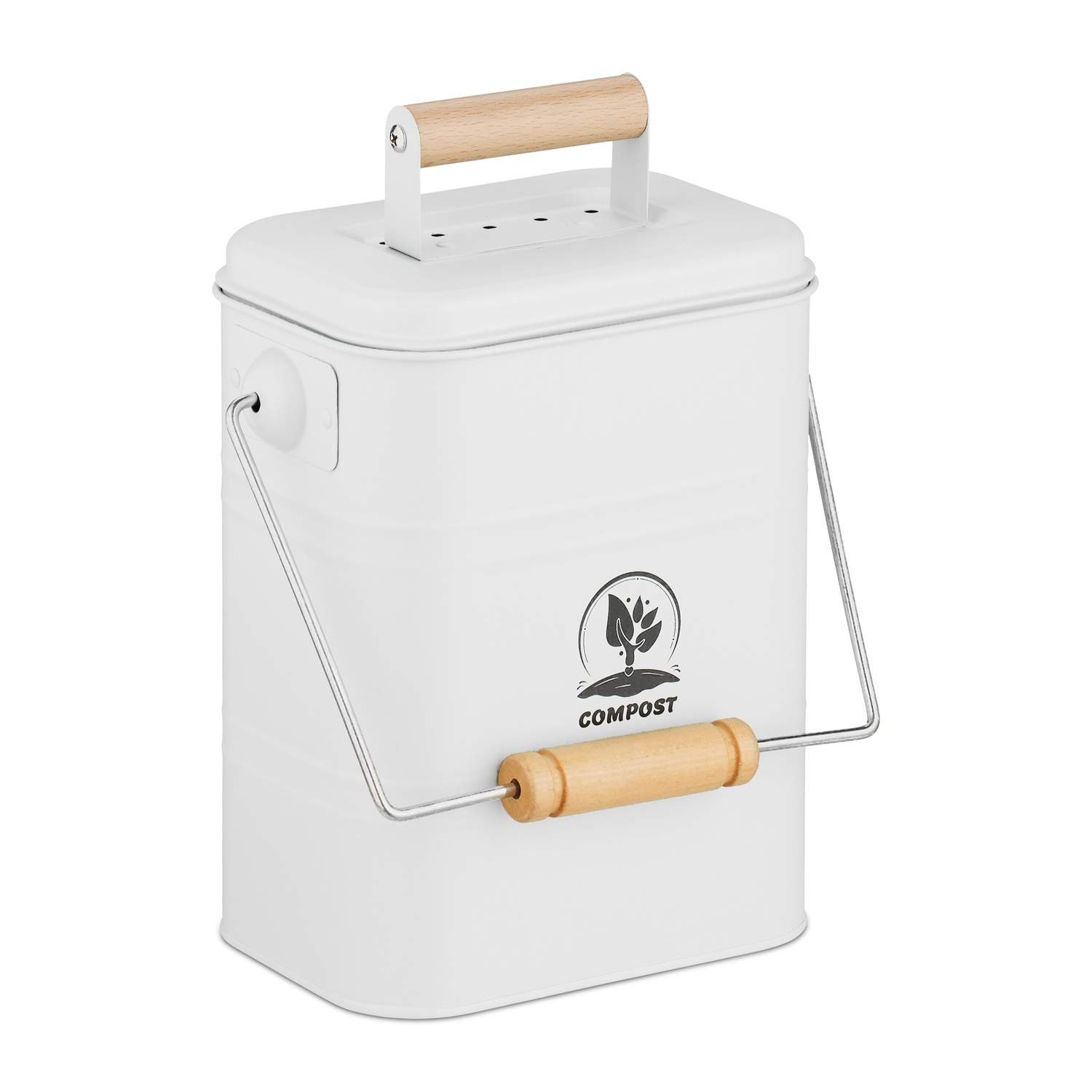 Kökskompostbehållare – 3,5L, luktsäker med filter | Hem & Hobby | Pryloteket