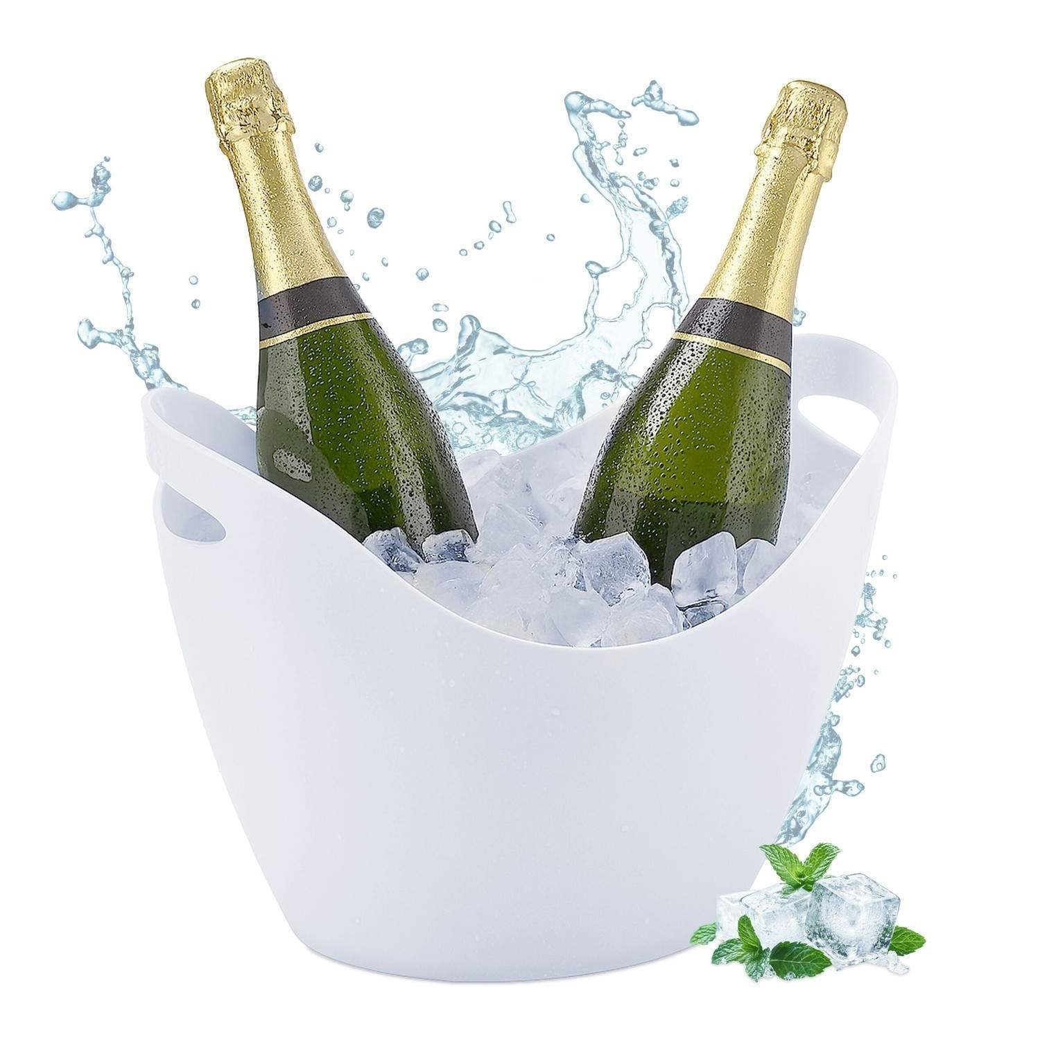 Champagne-isspand – 8L drikkevarekøler med håndtag
