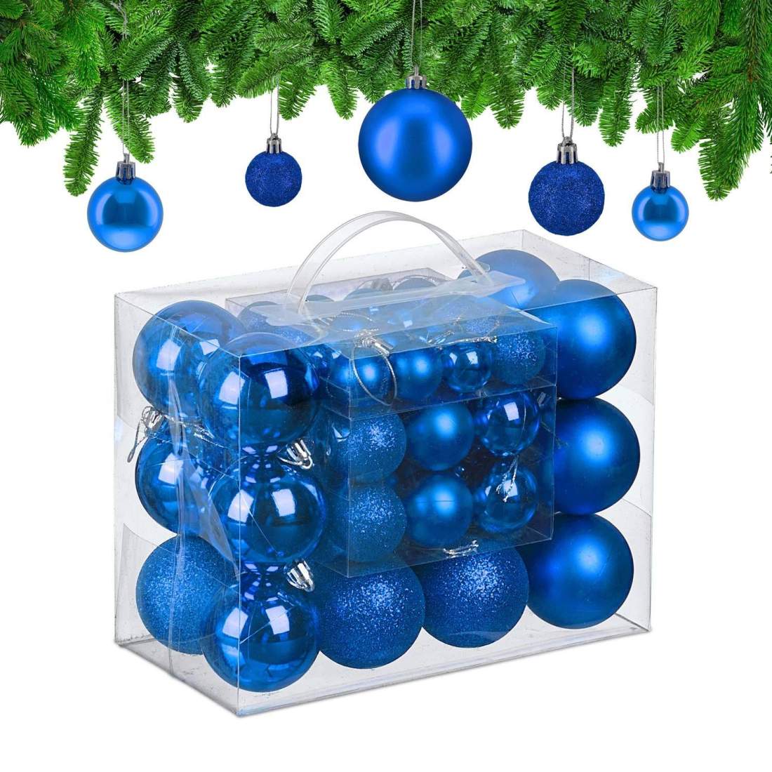 Dekorativa julgranskulor Set – 50 stycken | Hem & Hobby | Pryloteket