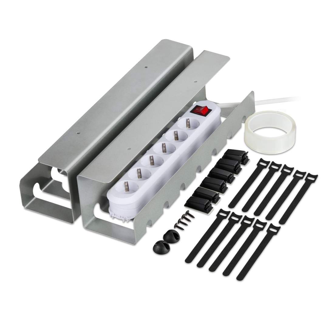 Skrivbordskabelskålar – stål, lättmonterad, stökfri | Hem & Hobby | Pryloteket