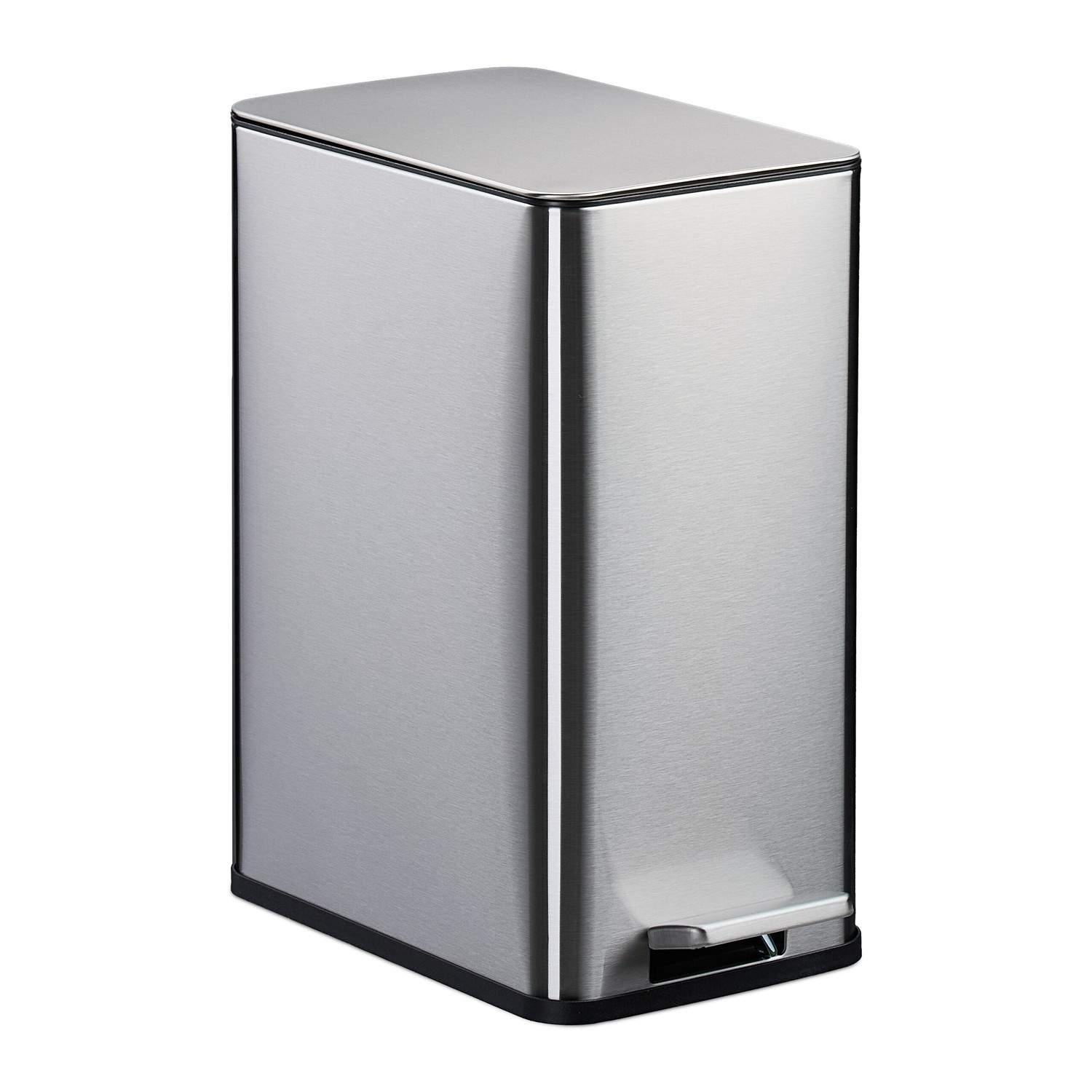 Pedalspand 10L – Håndfri, blødt lukket badeværelsesspand