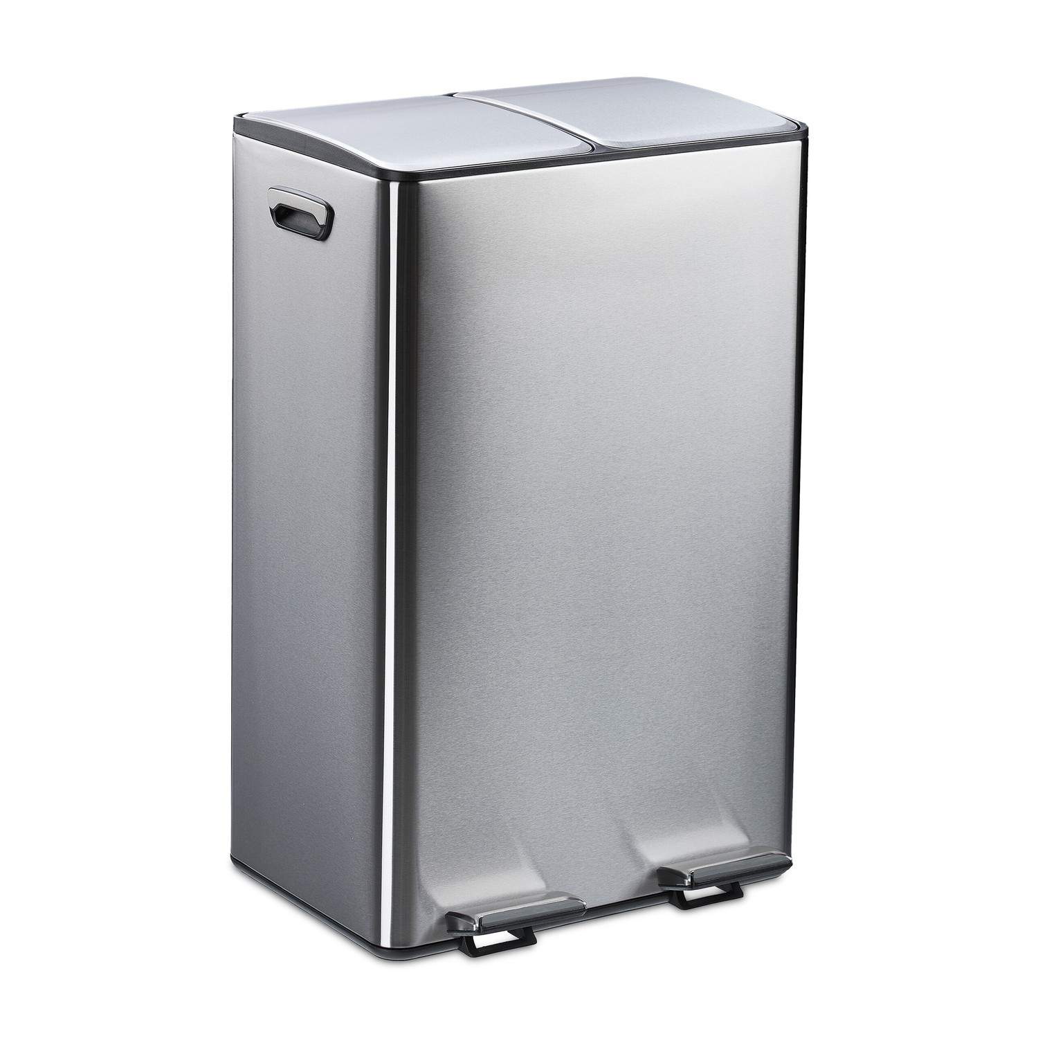 Pedalbeholder med to rum – 2x30L, Soft-Close Design