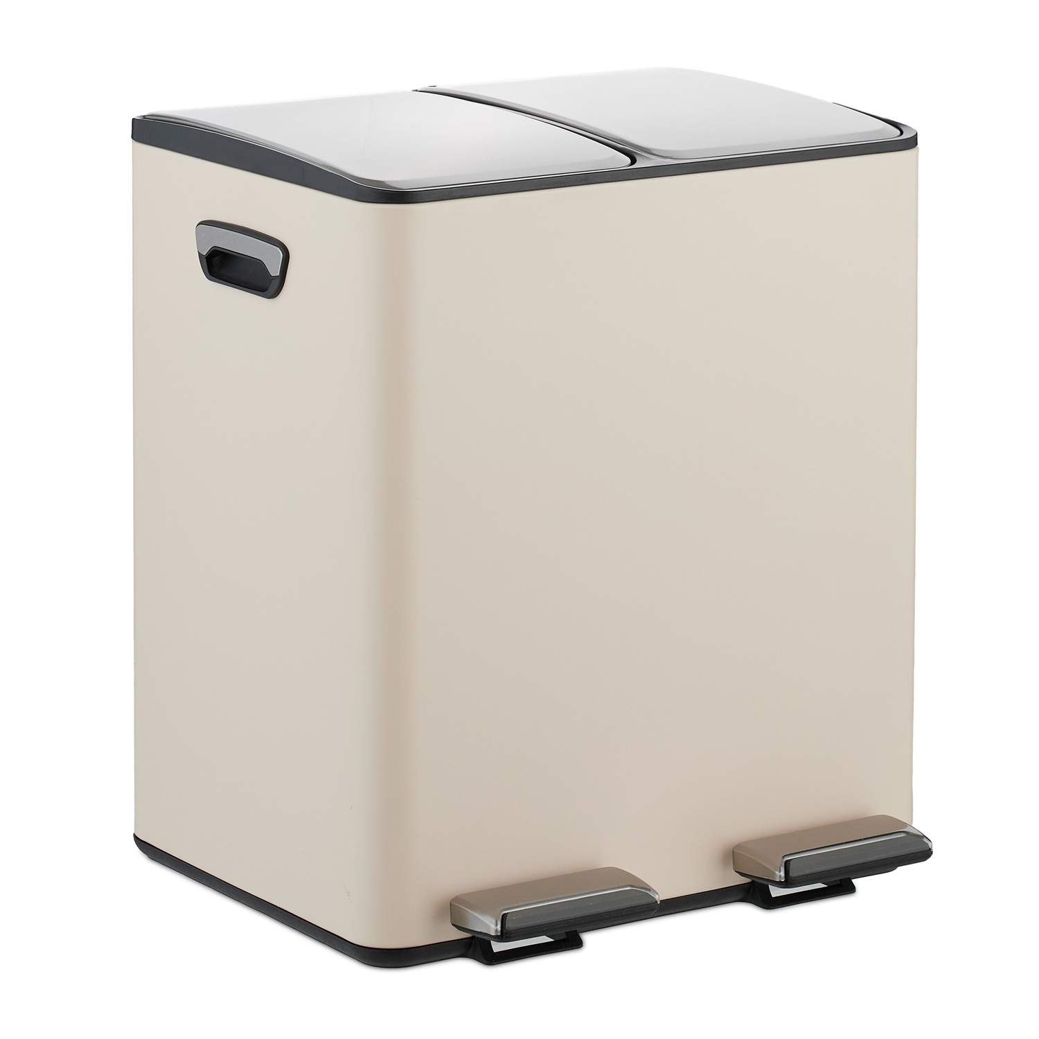 Dobbeltrums køkkenspand – 2x 15L, Soft-Close