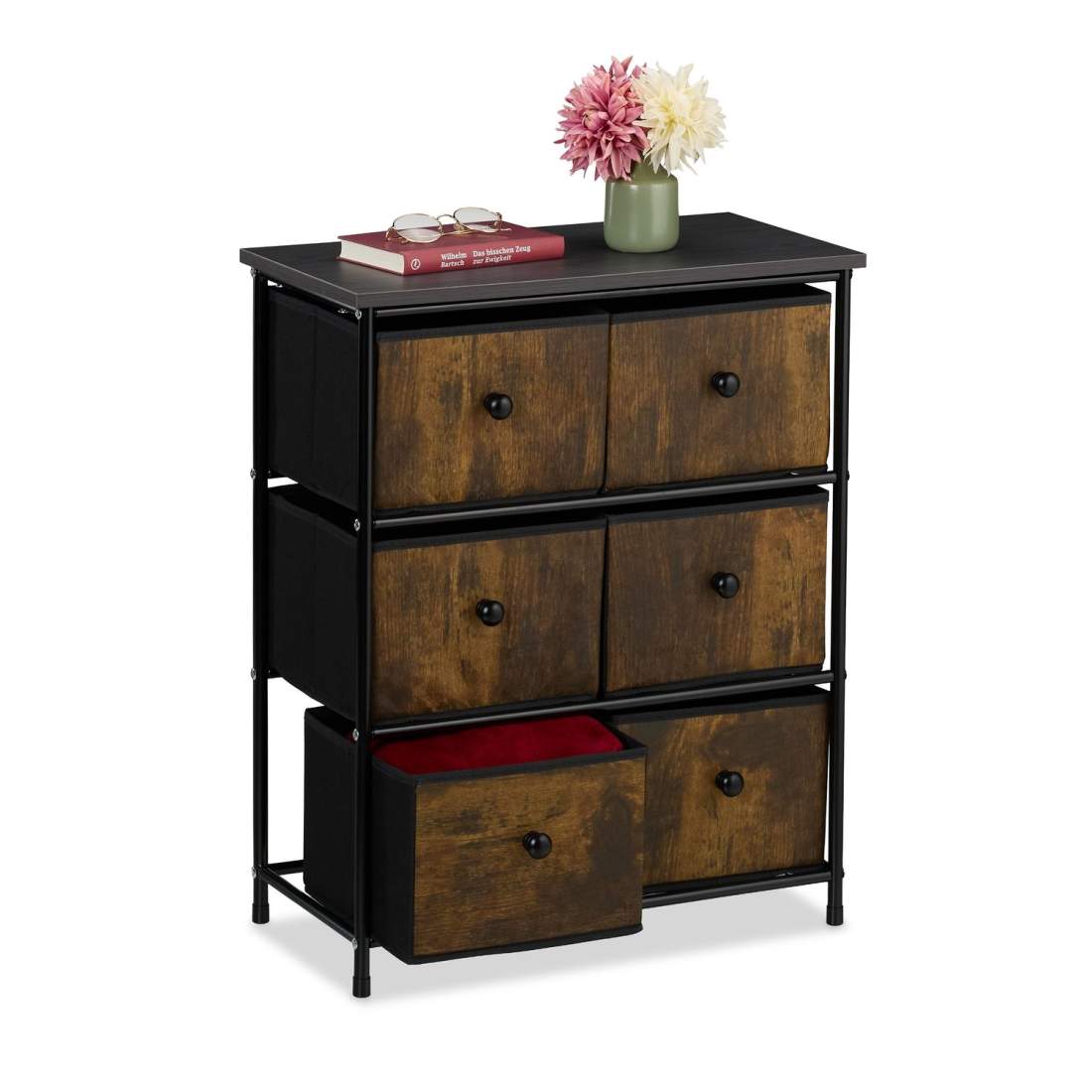 Byrå med 6 fack – mångsidig förvaringsenhet | Hem & Hobby | Pryloteket