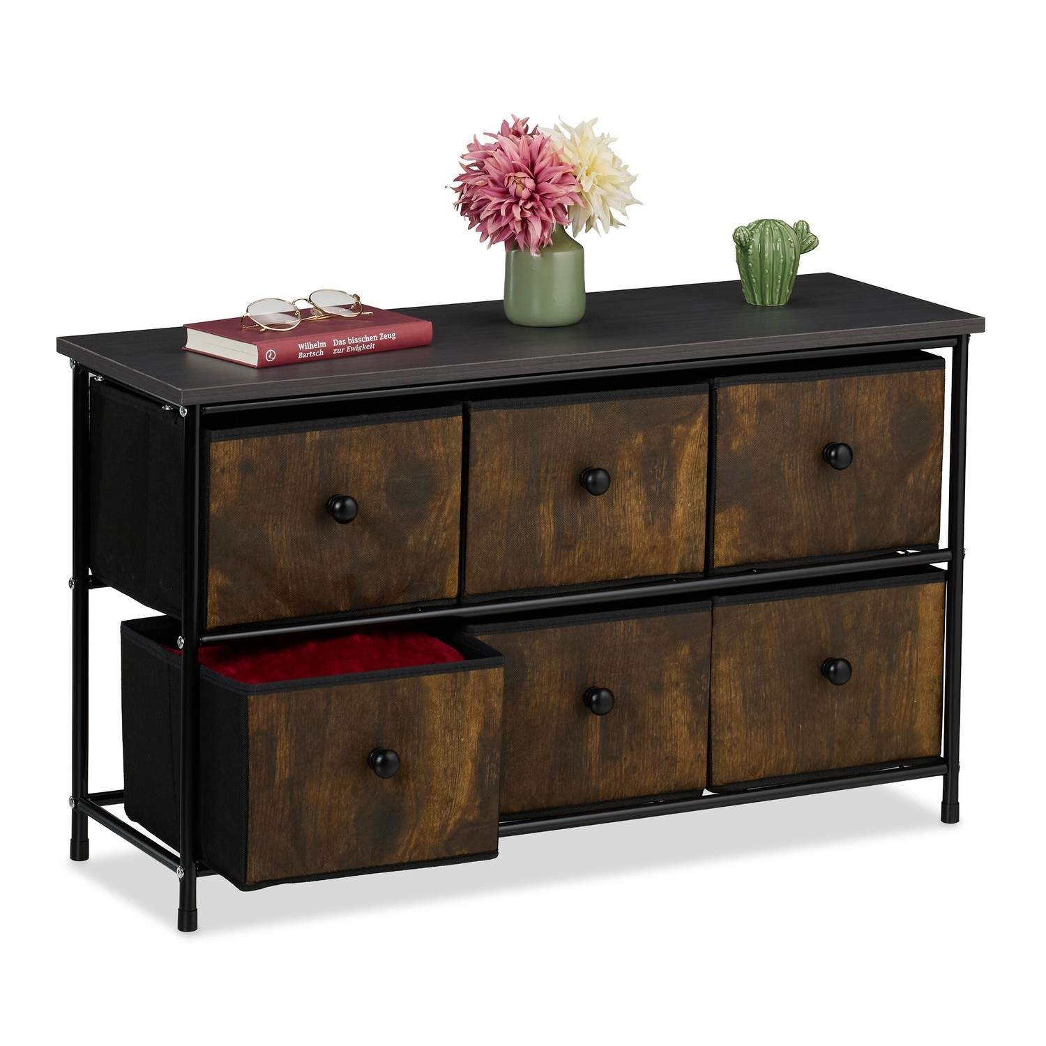 Skænk med 6 skuffer – Alsidig opbevaring til ethvert rum