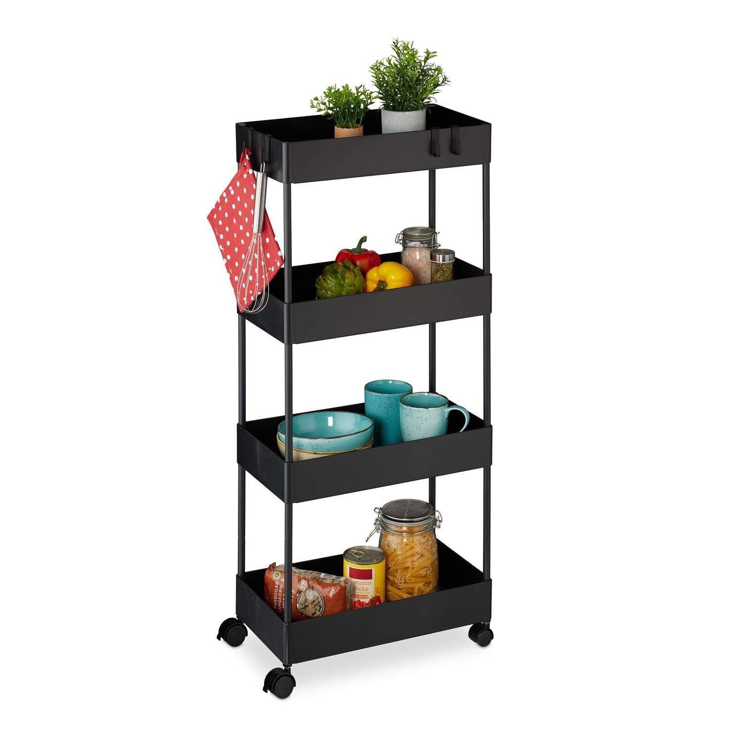 Rullevogn med 4 niveauer – Multi-Purpose Storage Solution