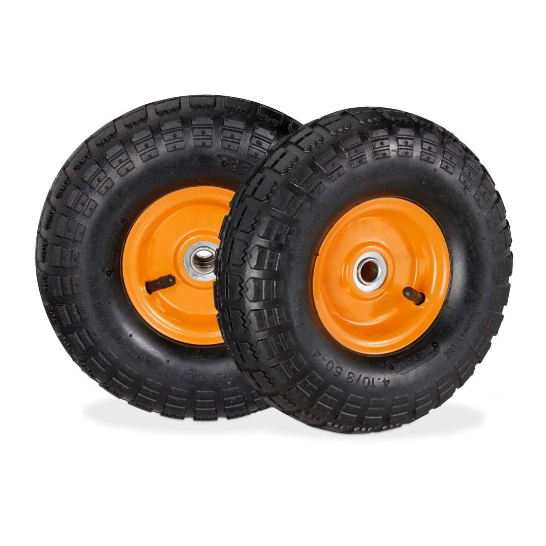 Skottkärrdäck med stålfälg – stötdämpande, kraftiga | Hem & Hobby | Pryloteket