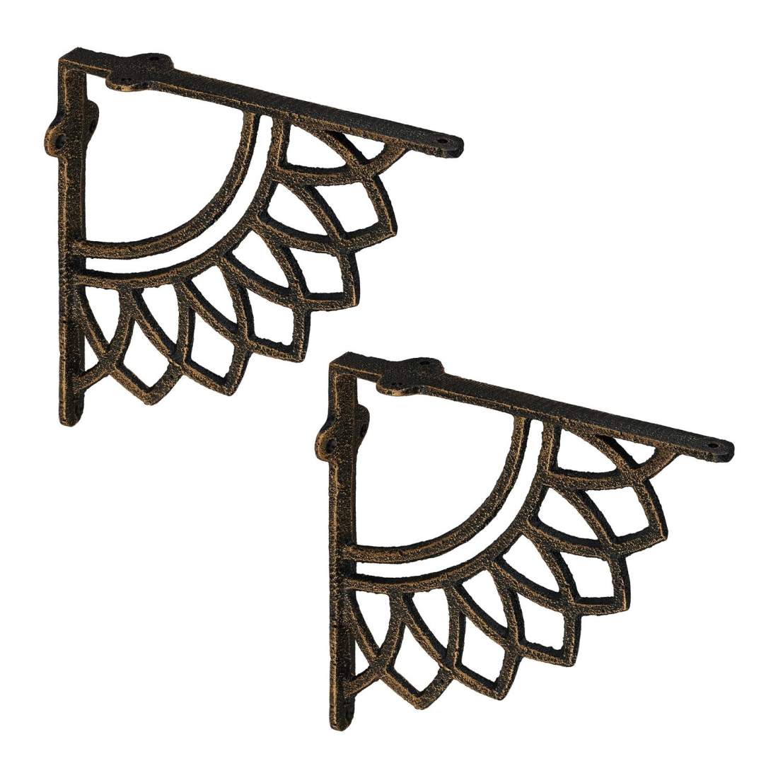 Gjutjärn Mandala Hyllfästen – Set med 2, Boho Style | Hem & Hobby | Pryloteket