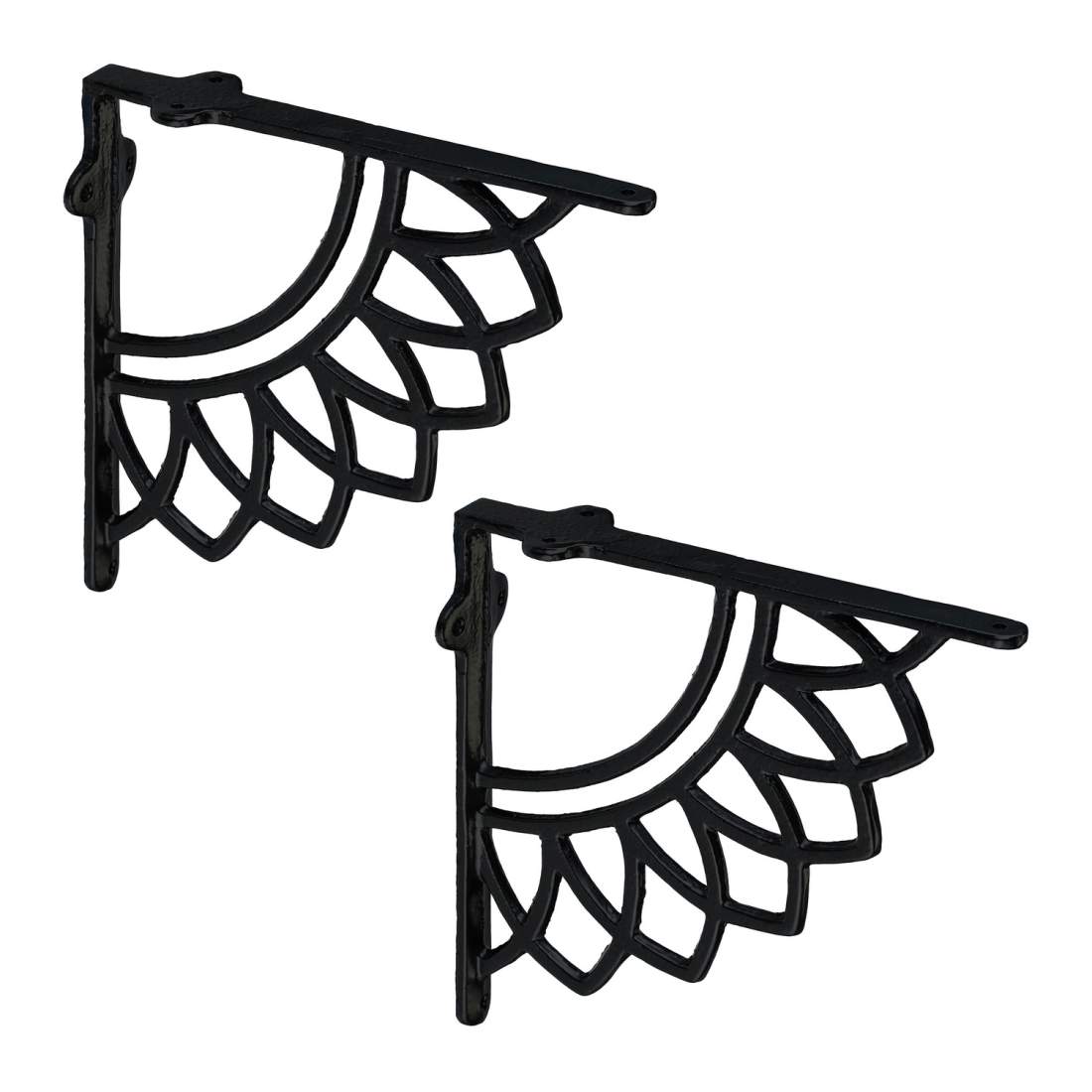 Gjutjärn Mandala Hyllfästen – Set med 2 | Hem & Hobby | Pryloteket