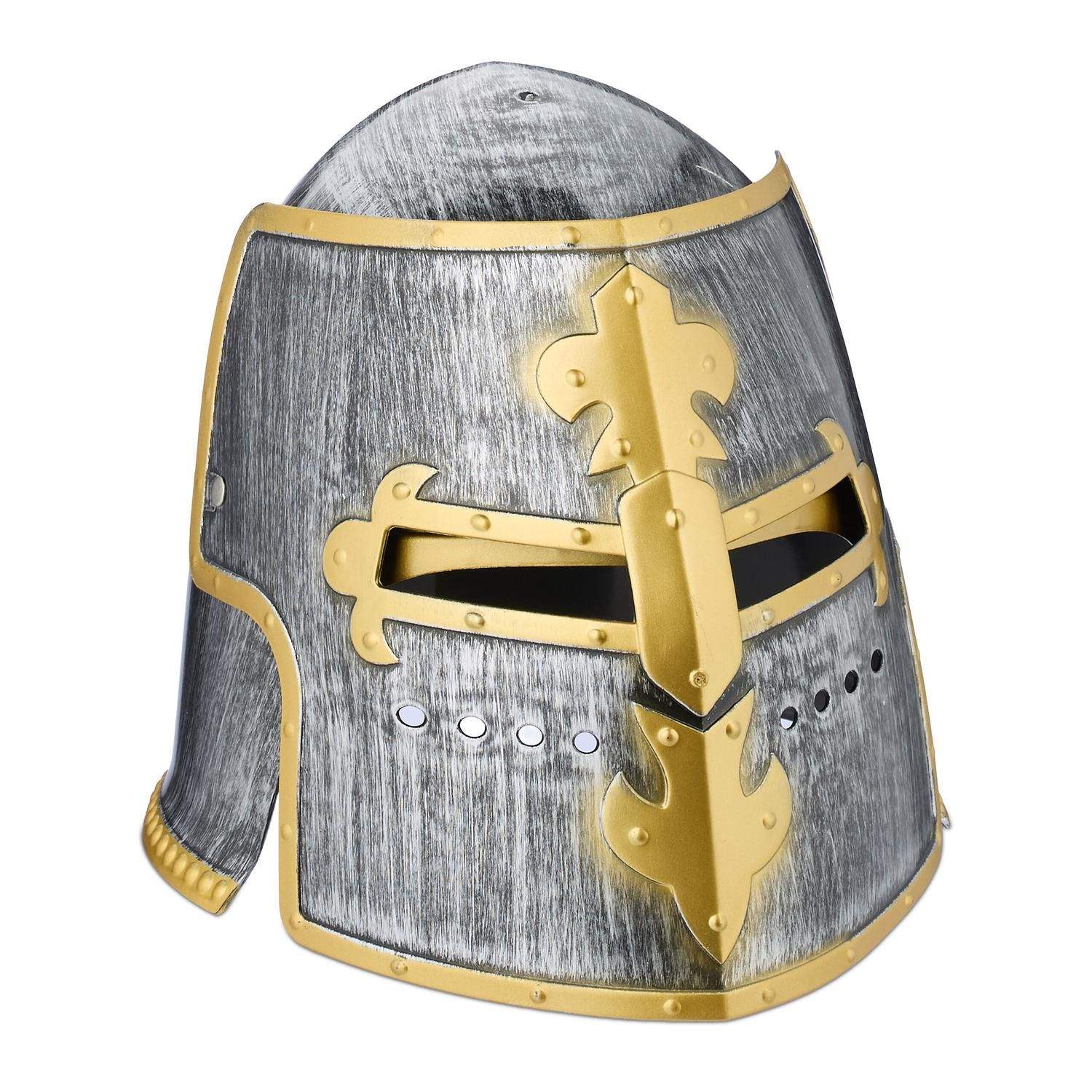 Ridderhjelm med flipvisir – perfekt til rollespil