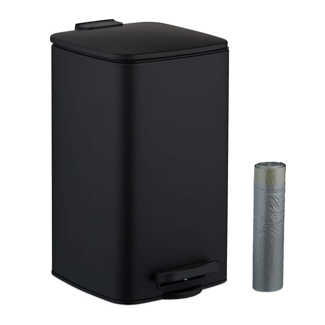 Fyrkantig pedalbehållare 8L – Hands-free, mjukstängande design | Hem & Hobby | Pryloteket