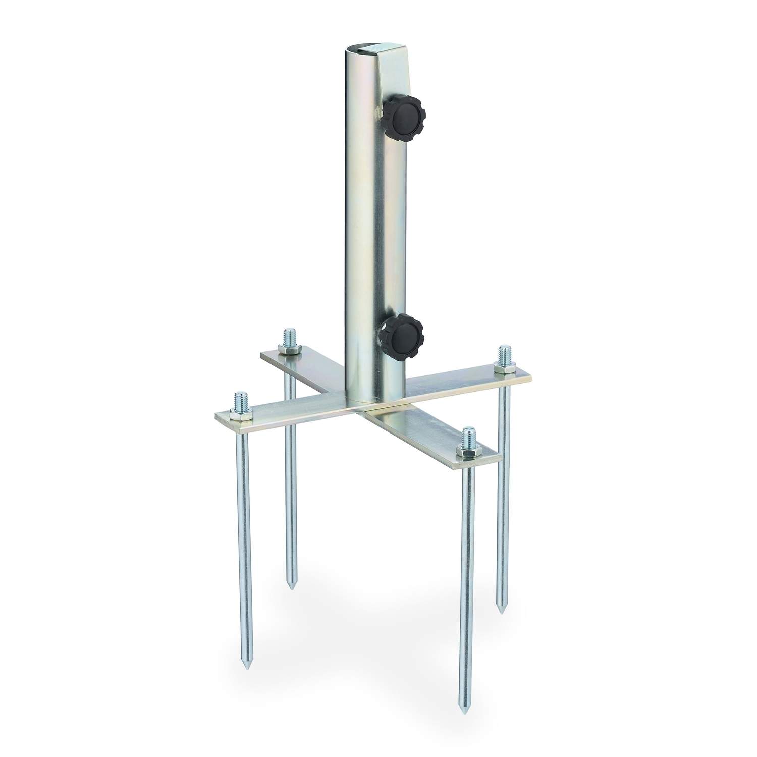 Plæneanker til parasol – jernstik med pigge