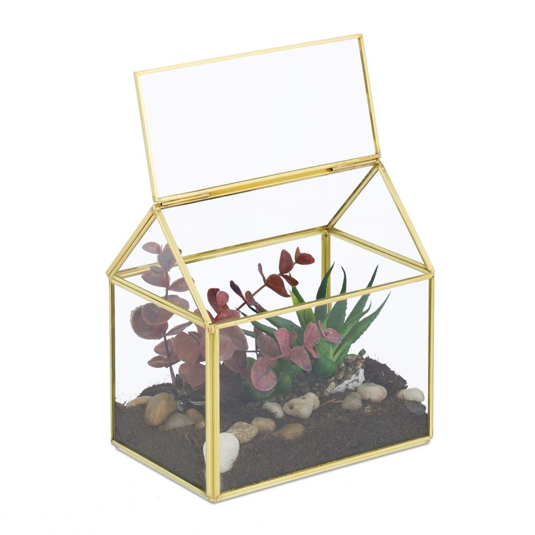 Glashusterrarium för suckulenter – kompakt inomhusträdgård | Hem & Hobby | Pryloteket
