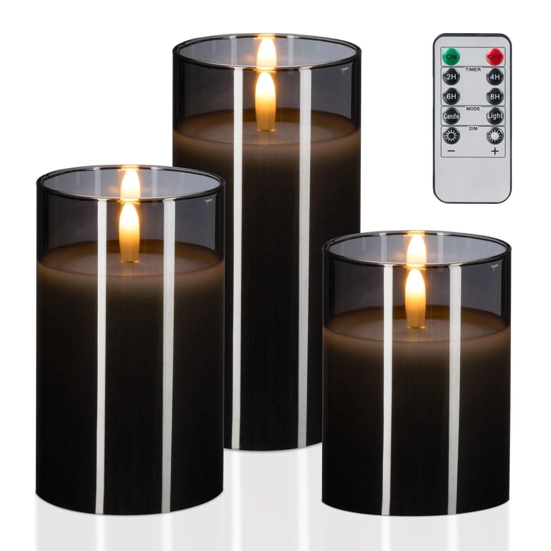 Flamlösa LED-ljusset – äkta vax, fjärrkontroll | Hem & Hobby | Pryloteket