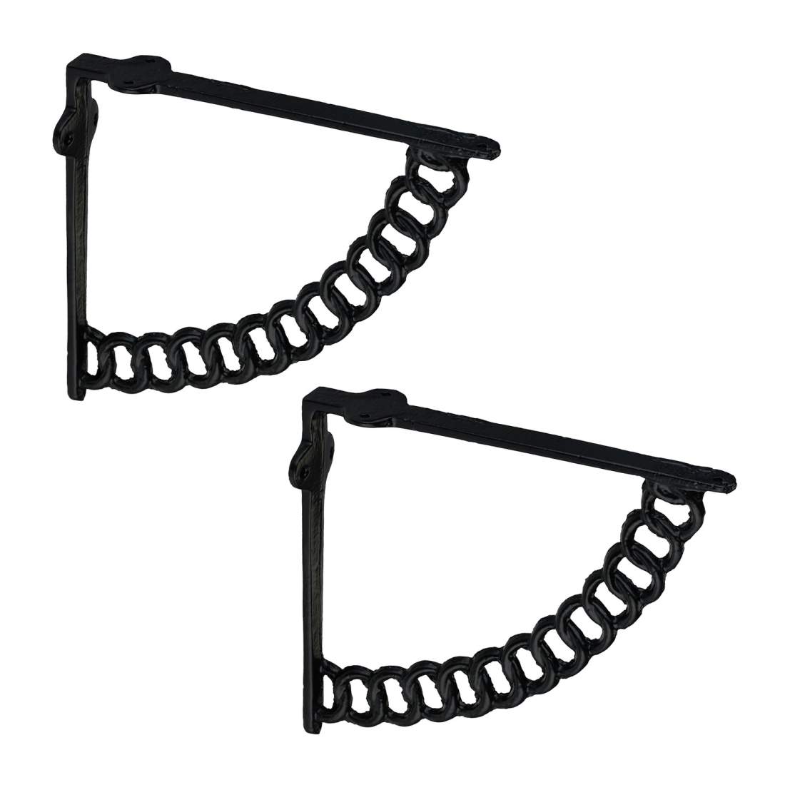 Antika gjutjärnskedjehyllfästen – set om 2 | Hem & Hobby | Pryloteket