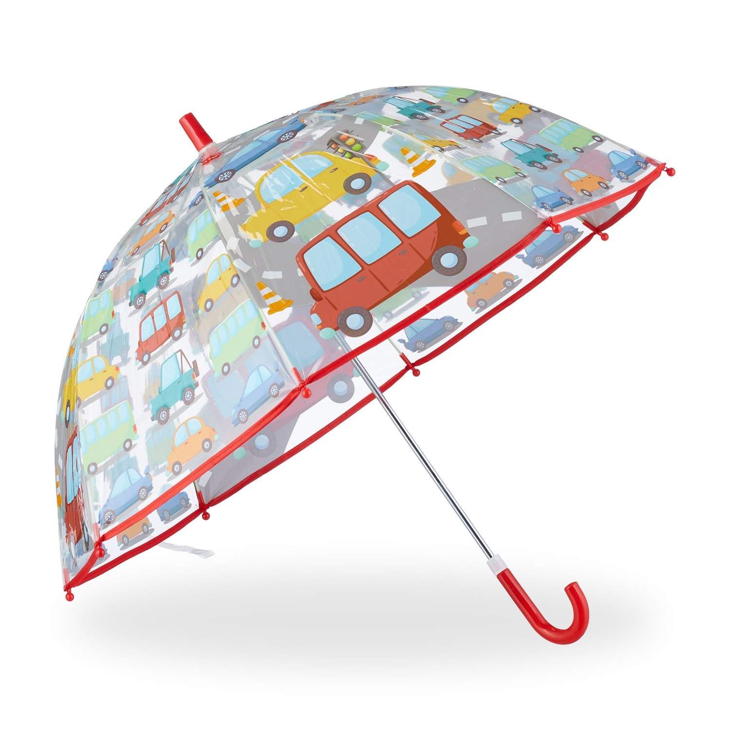 Kids' Stick Paraply – Farverigt design, der er let at åbne