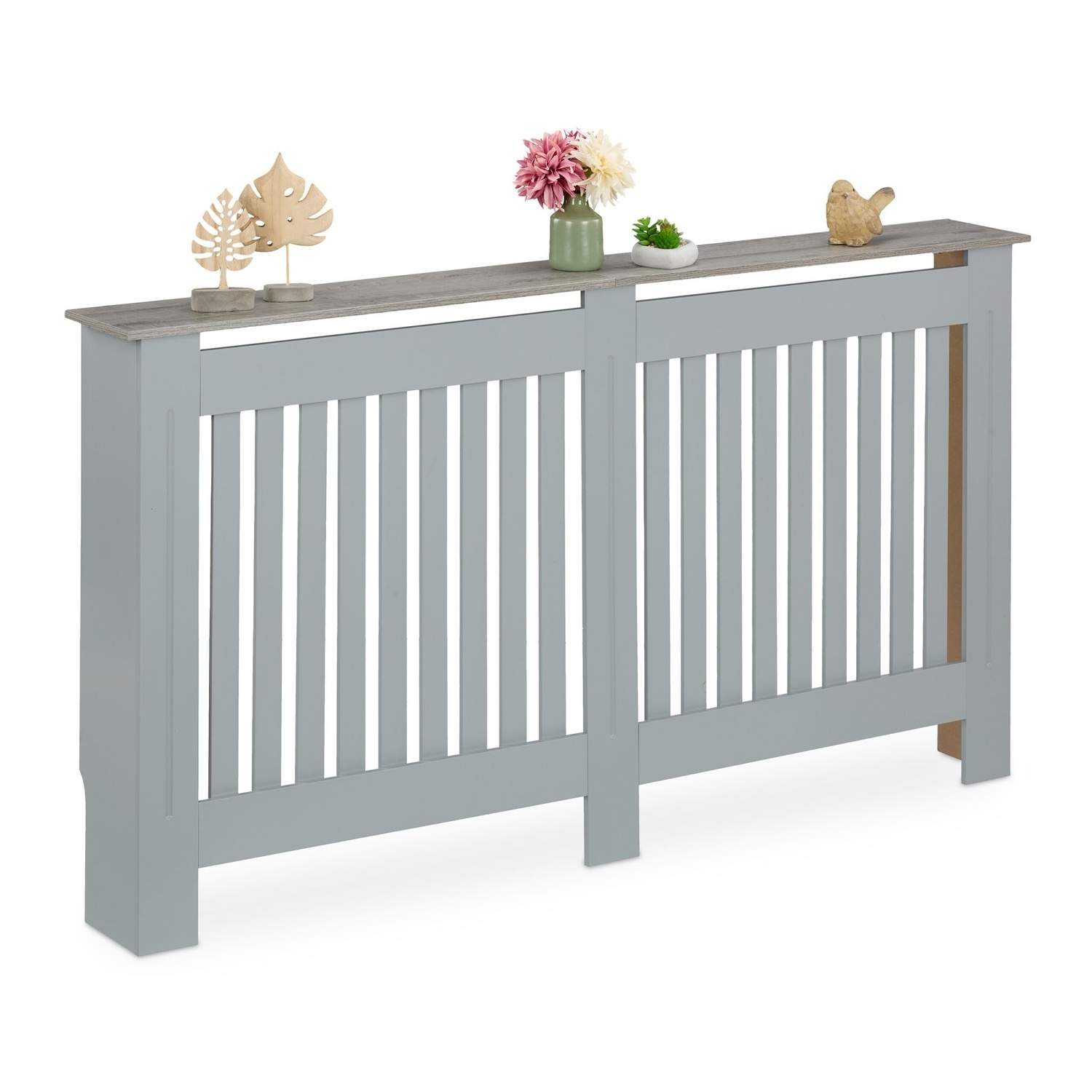 Radiatordæksel med træhylde – moderne design