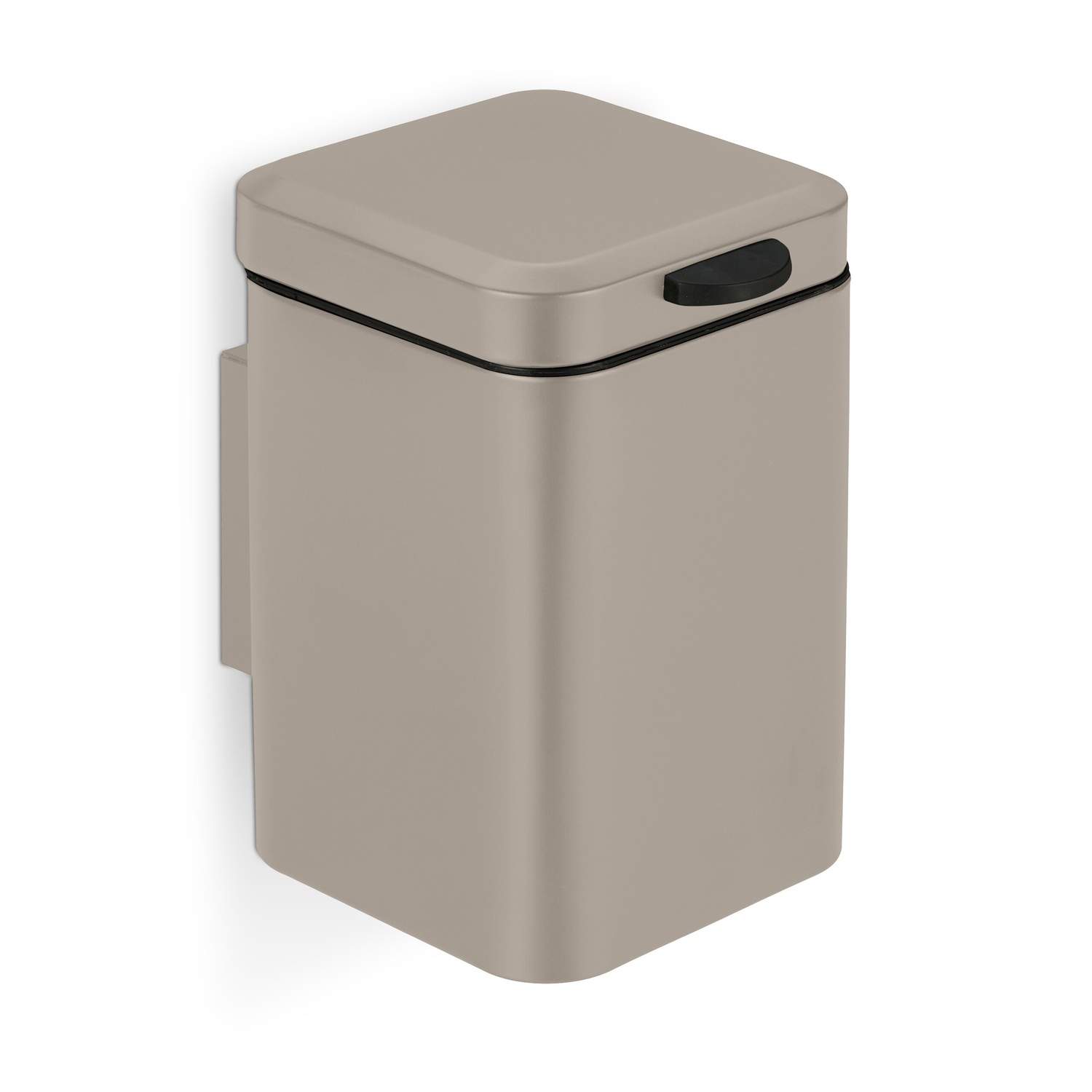 Vægmonteret badeværelsesbeholder – 3L, låg med automatisk lukning