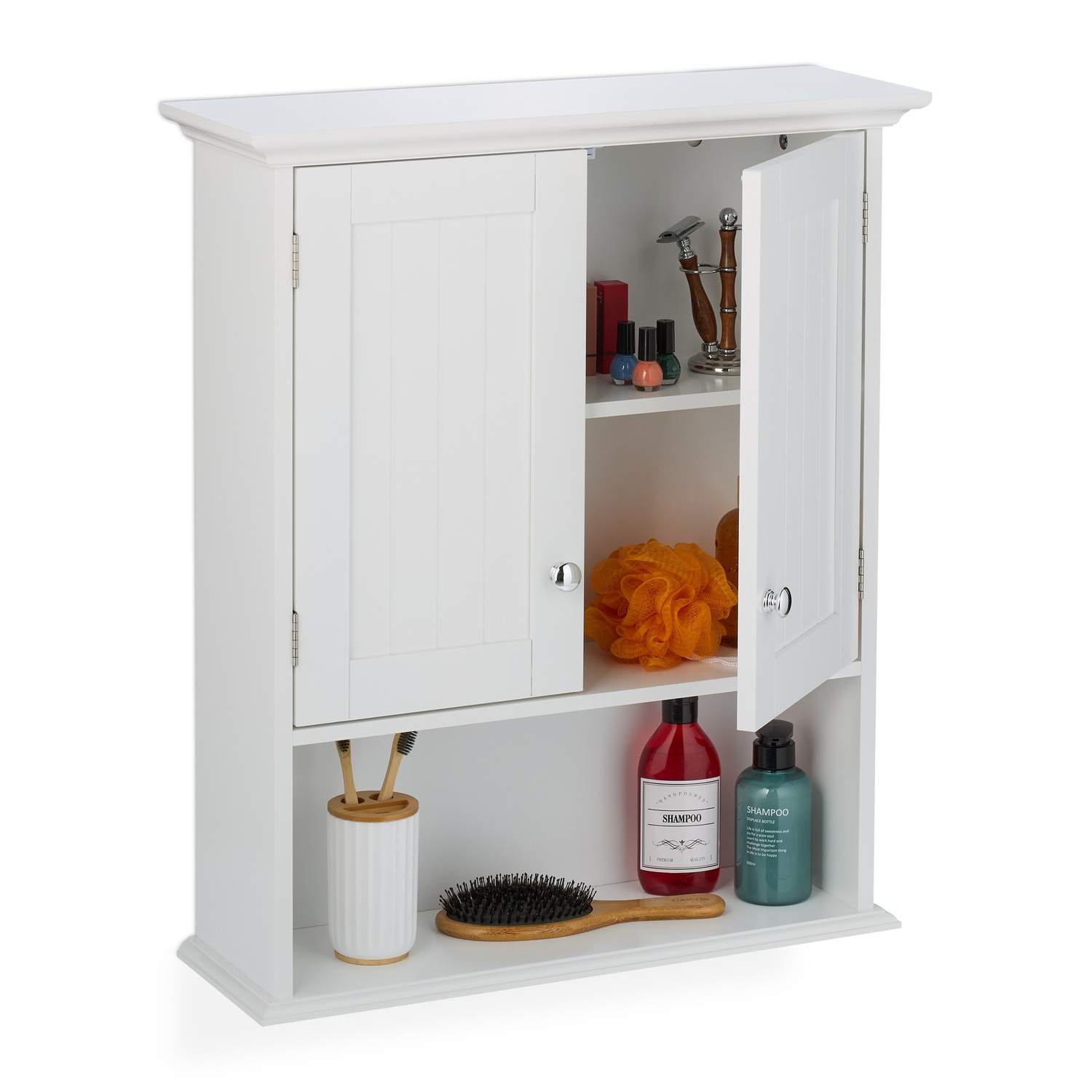 Väggskåp för badrum – justerbara hyllor, platsbesparande design | Hem & Hobby | Pryloteket