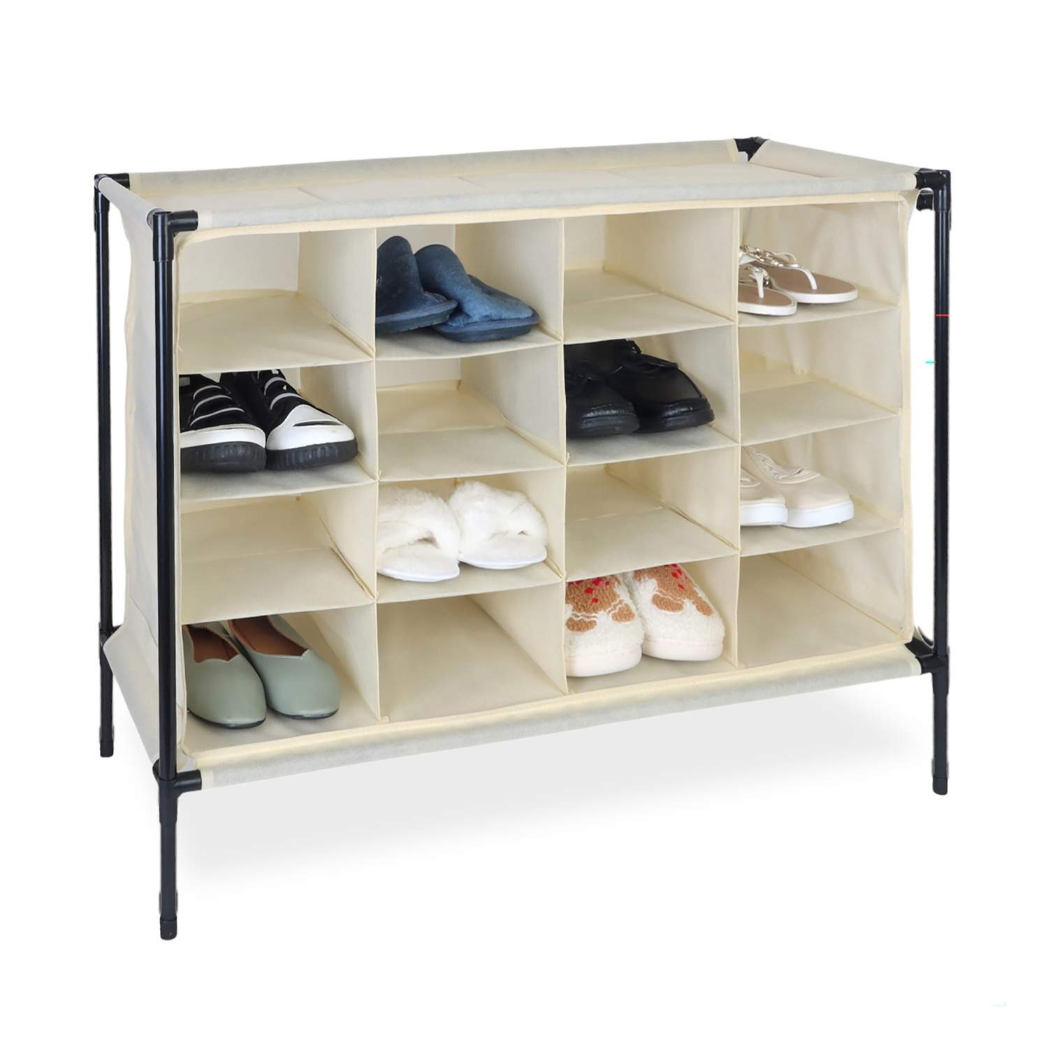 Udvidelig campingskostativ – Plads til 16 par