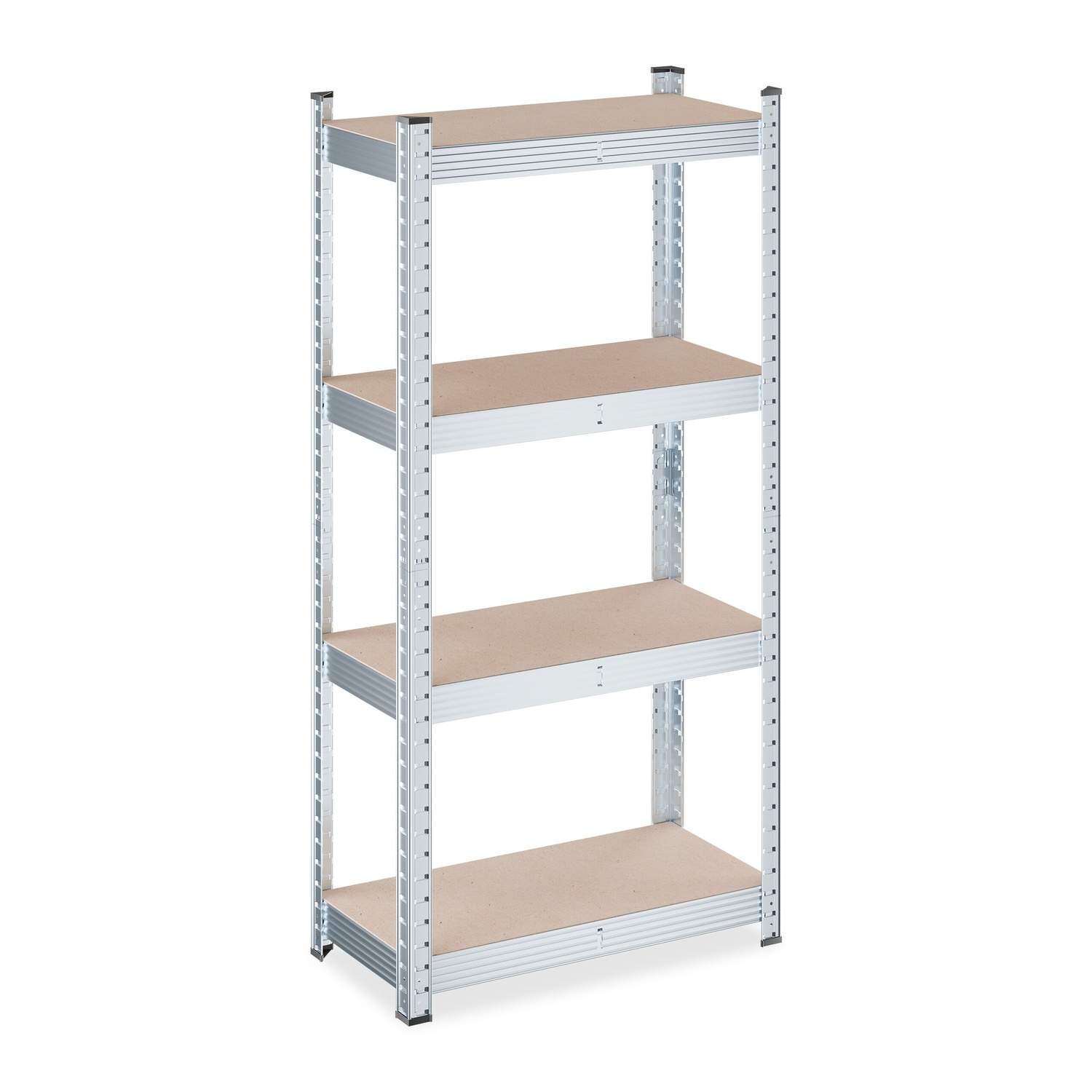 Heavy Duty galvaniseret metal reol - Justerbar 4-lags