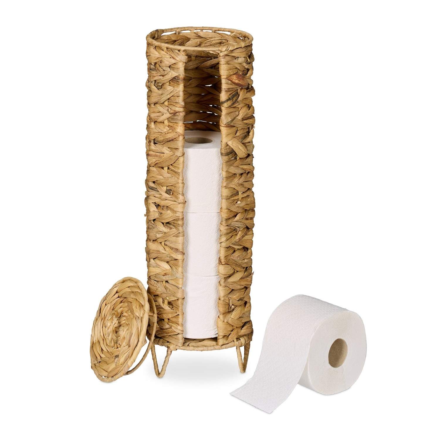 Vandhyacint toiletrulleholder – Holder til 4 ruller