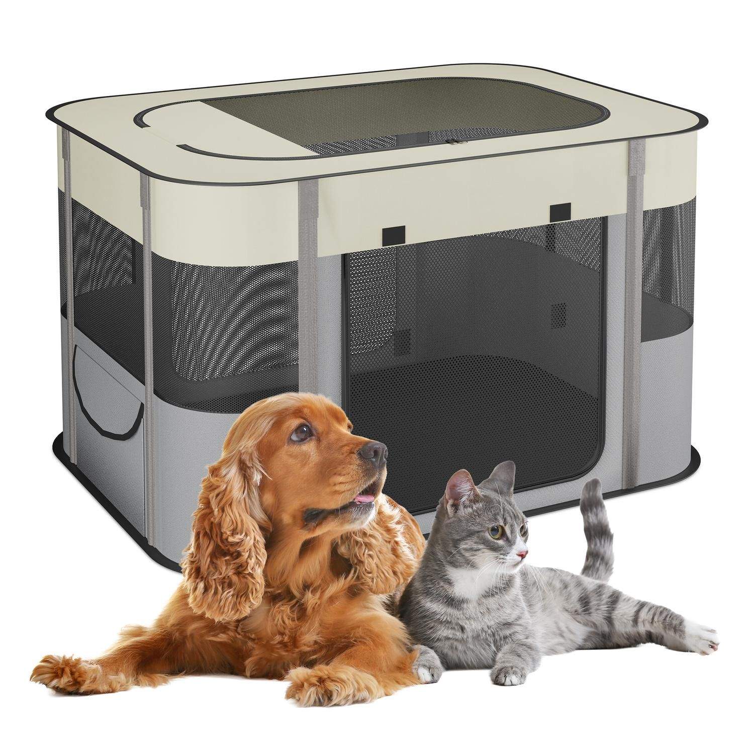 Bärbar lekhage för katter och hundar – inomhus/utomhus | Hem & Hobby | Pryloteket