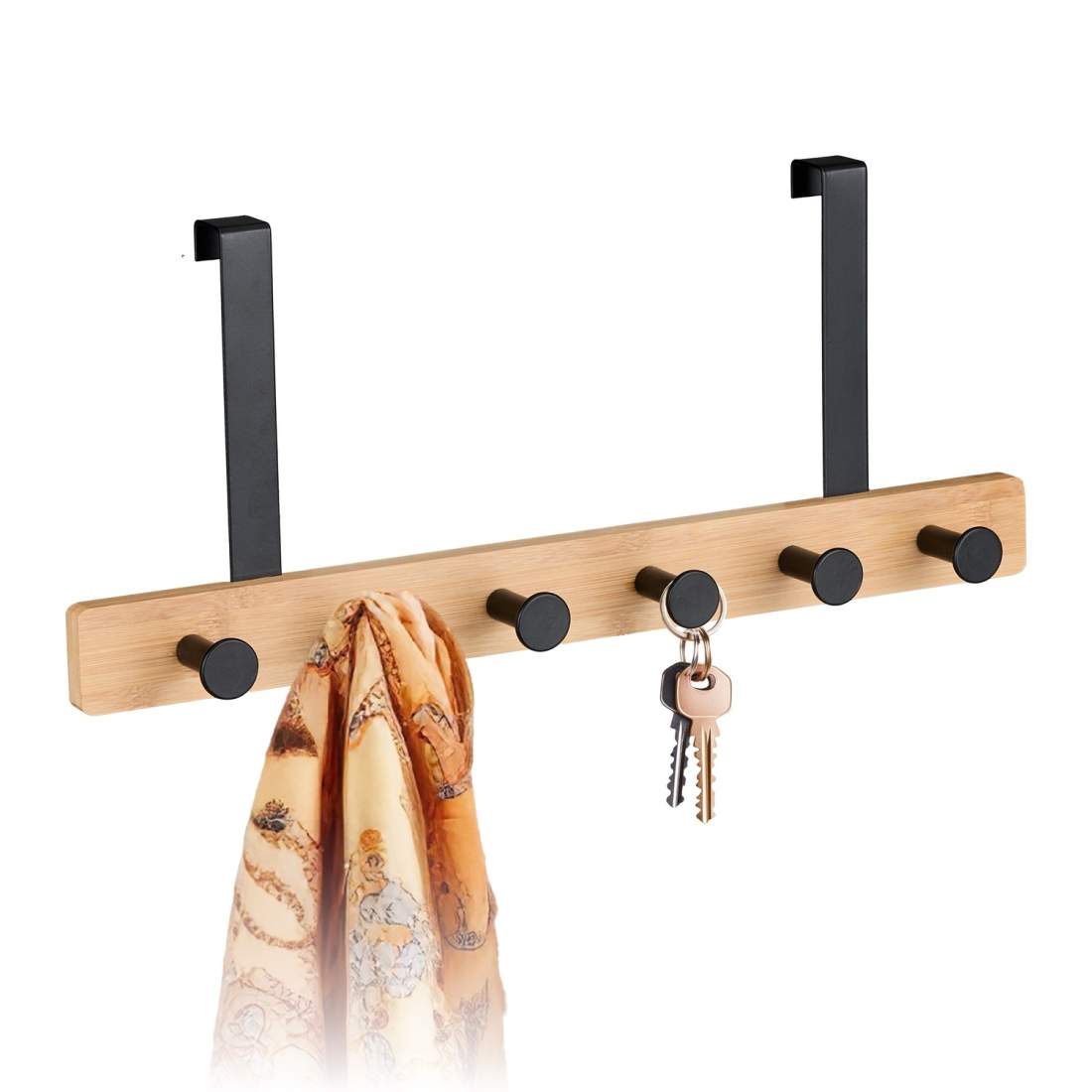 Krokställ över dörren – 6 krokar för kappor och väskor | Hem & Hobby | Pryloteket