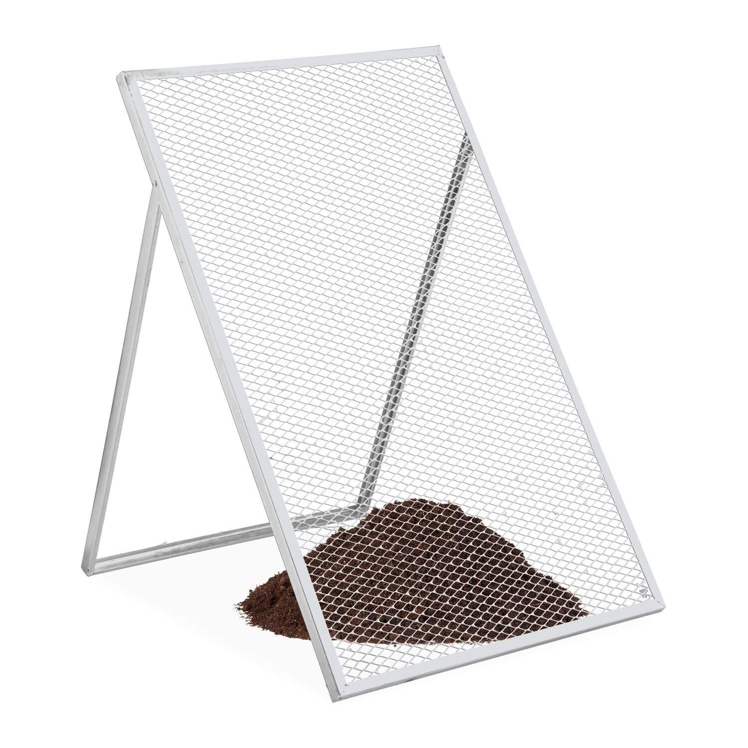 Havesigte 100x60 cm – Galvaniseret stål, foldbar