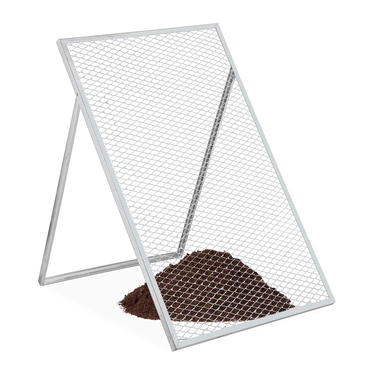 Havesigte 100x60 cm – Galvaniseret stål, foldbar
