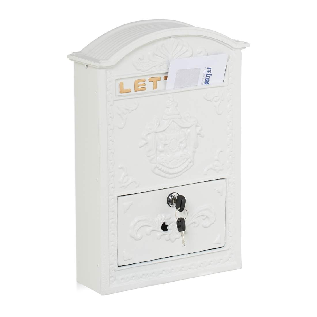 Vintage brevlåda – postlåda i nostalgisk stil med lås | Hem & Hobby | Pryloteket